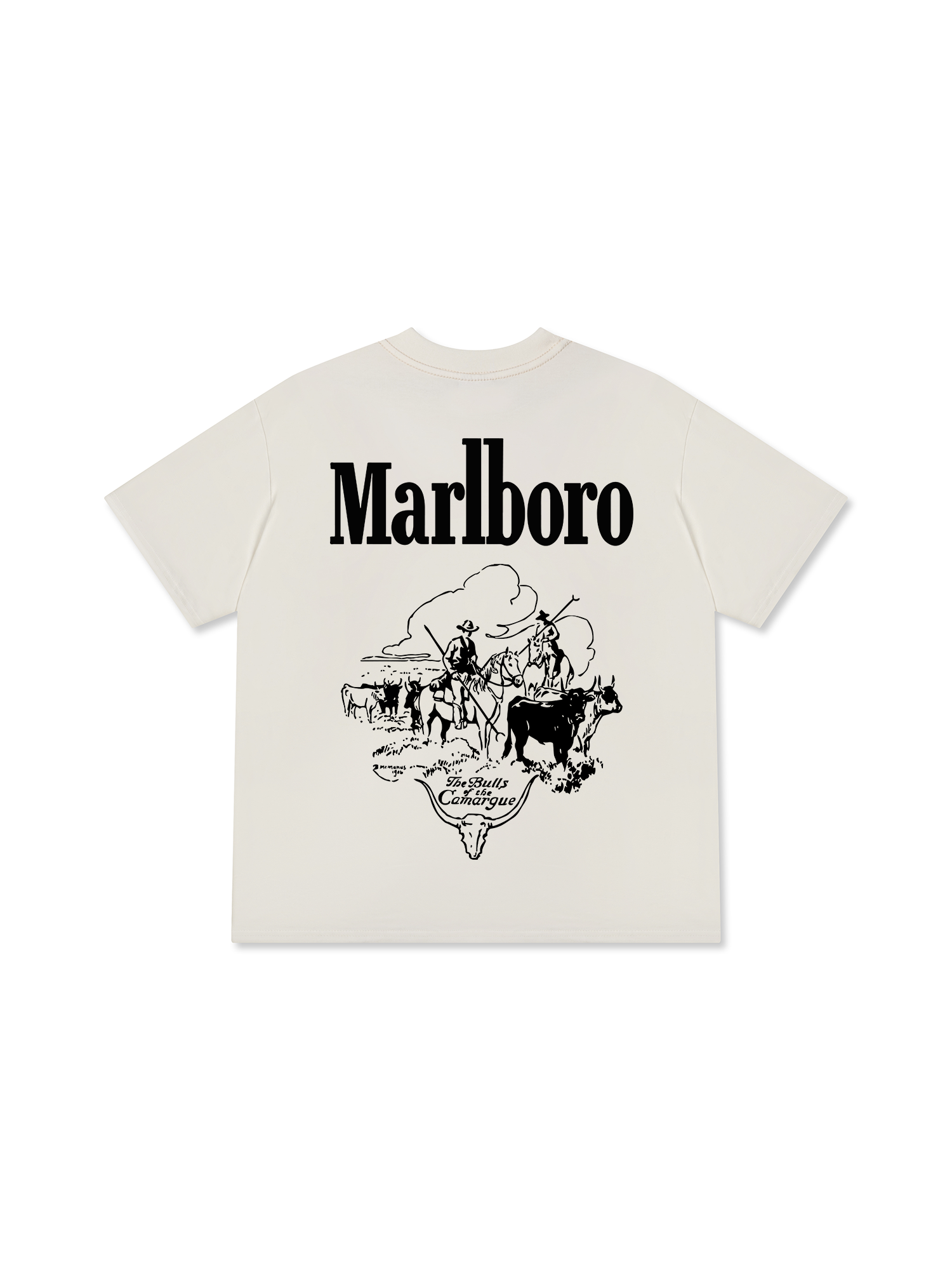 Áo Thun Relaxed Fit Marlboro The Bulls Of The Camargue