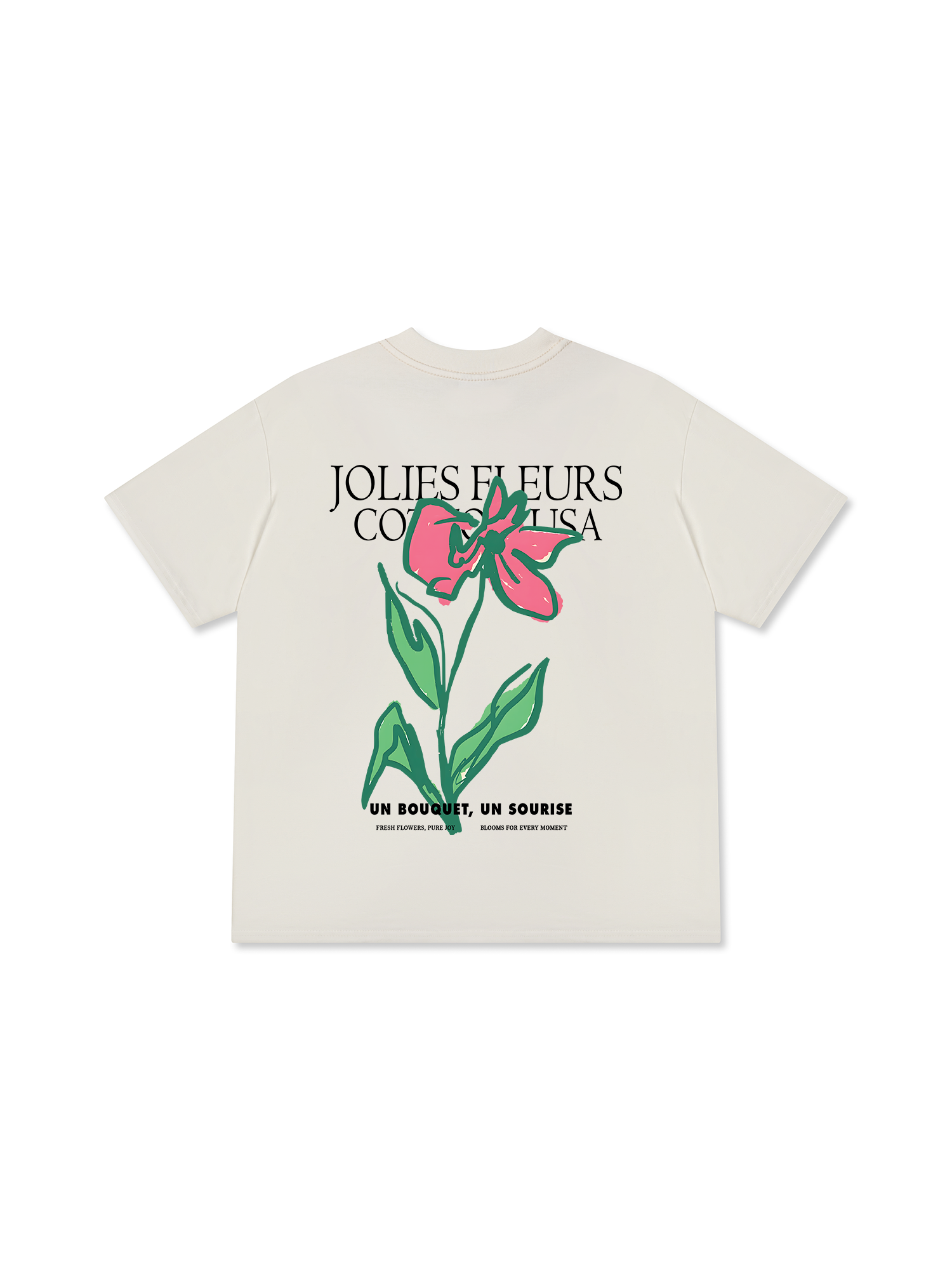 Áo Thun Relaxed Fit Floral Jolies Fleurs