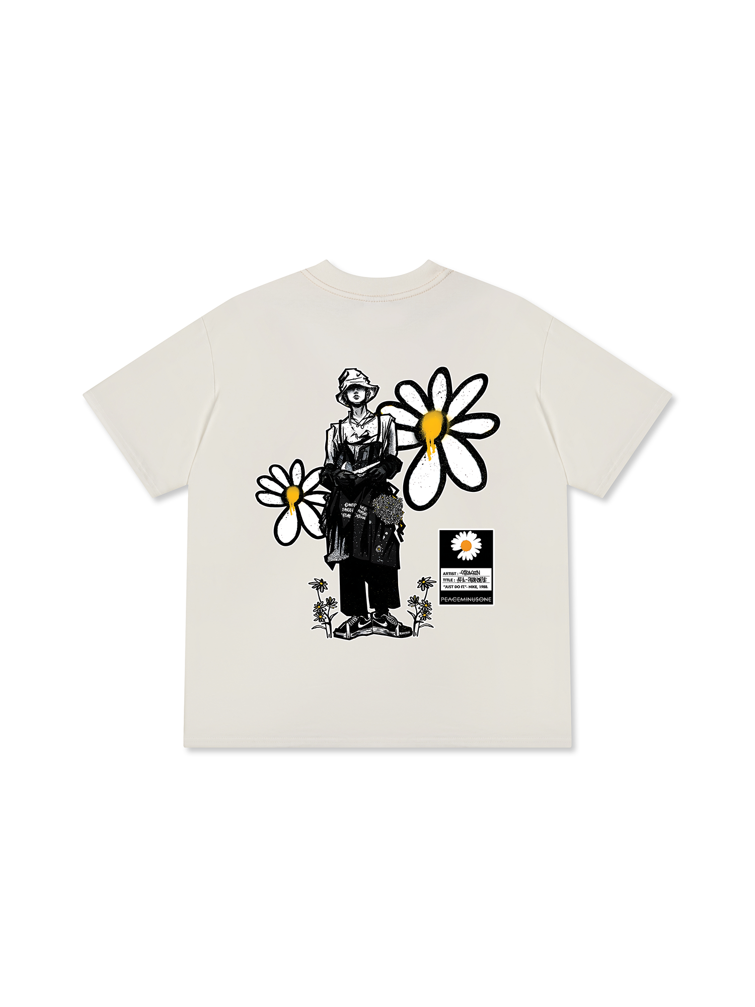 Áo Thun Relaxed Fit Floral X GD Art Daisy