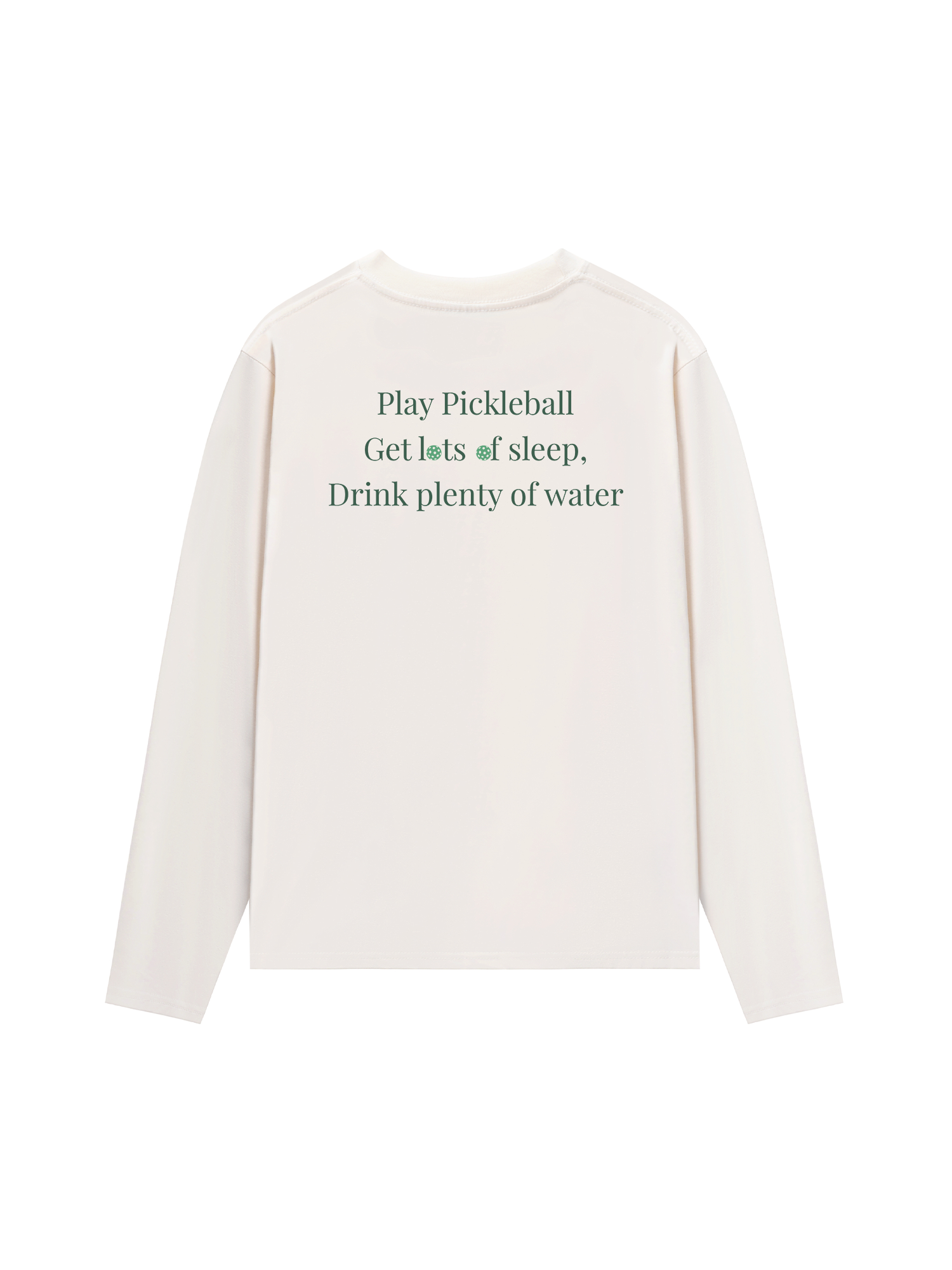 Áo Thun Dài Tay Pickleball Quote