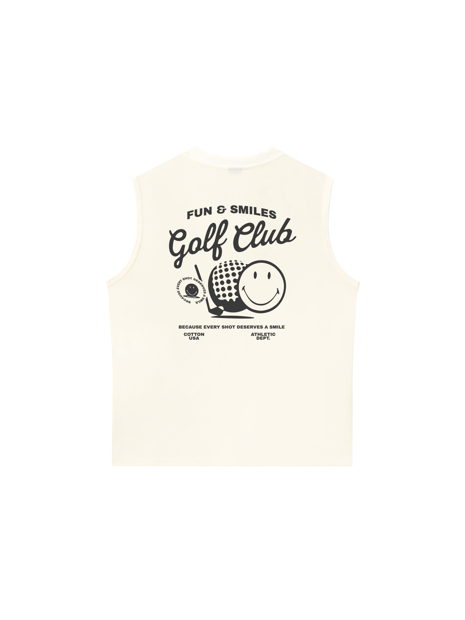Áo Ba Lỗ Relaxed Fit Golf Deserves A Smile