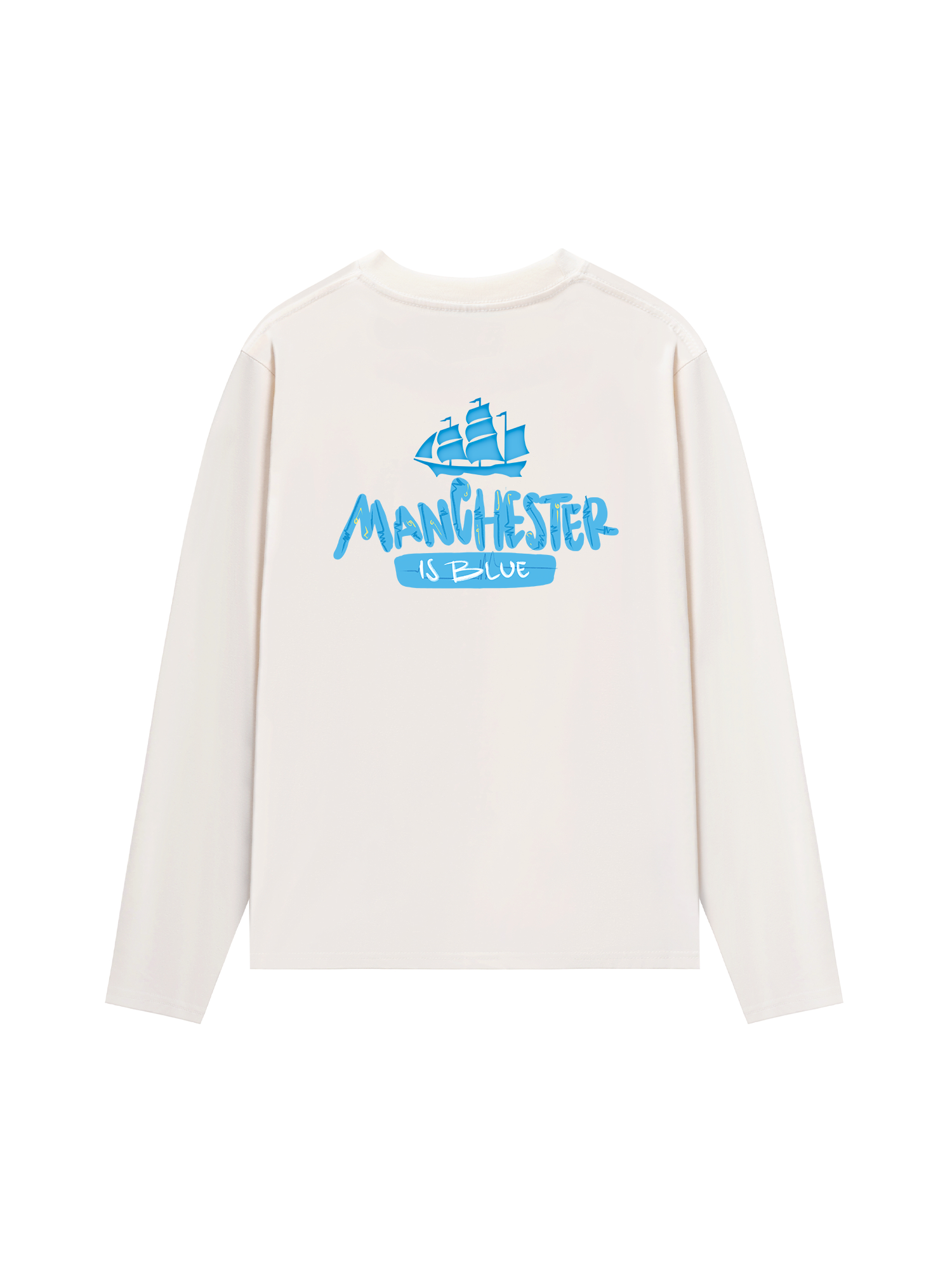 Áo Thun Dài Tay Manchester Is Blue Ver 2