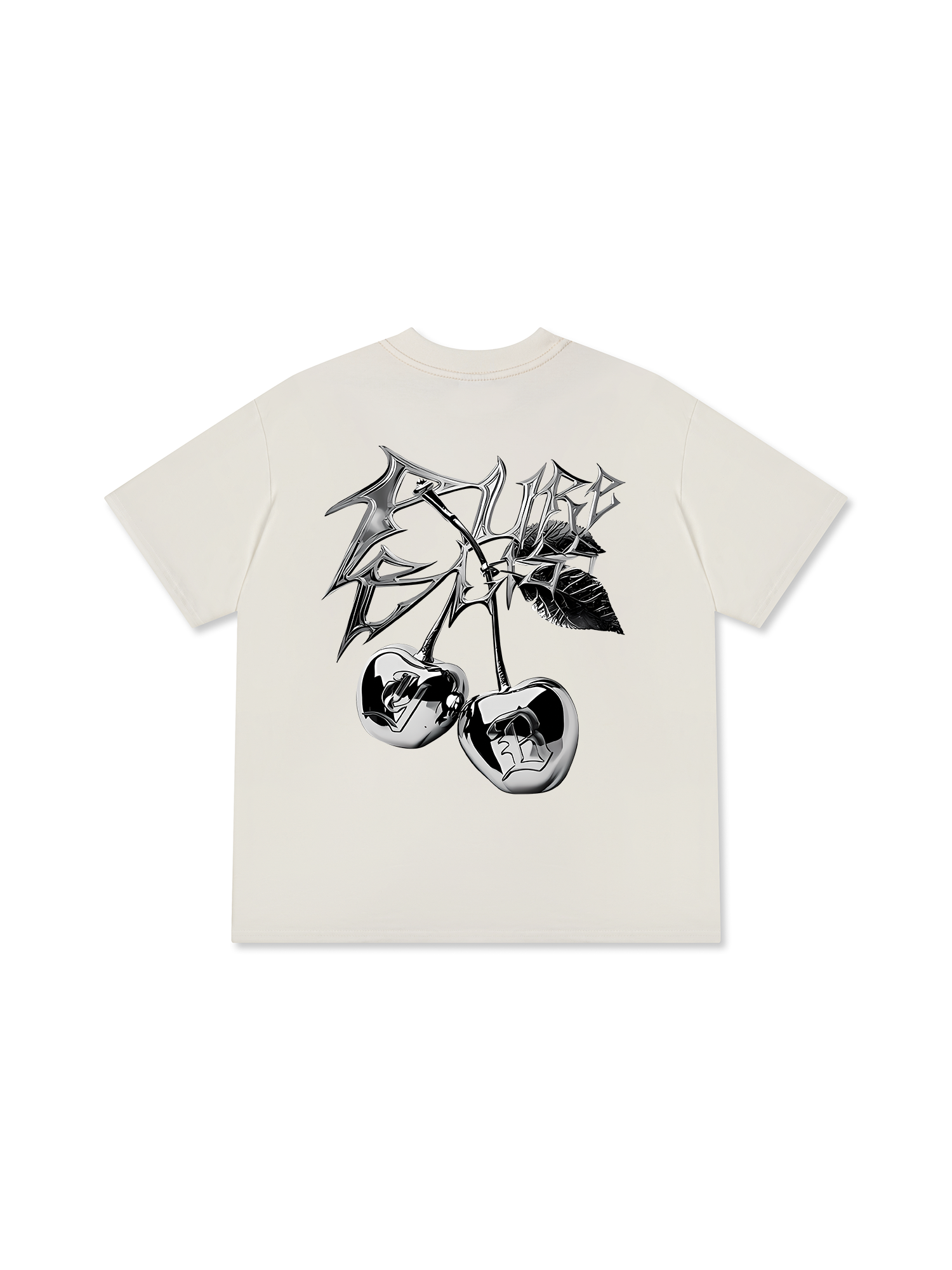 Áo Thun Relaxed Fit Cherry Silver