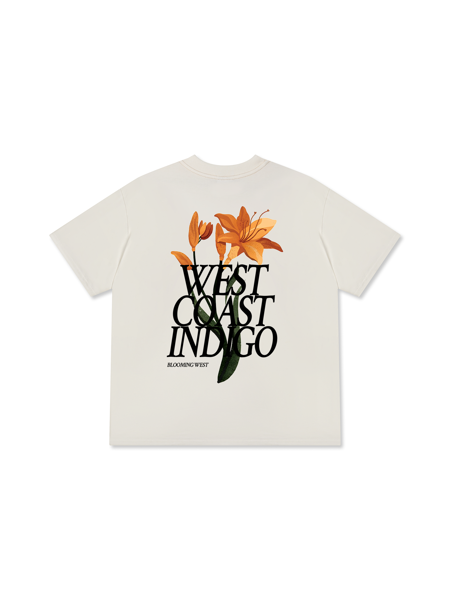 Áo Thun Relaxed Fit Floral West Coast Indigo