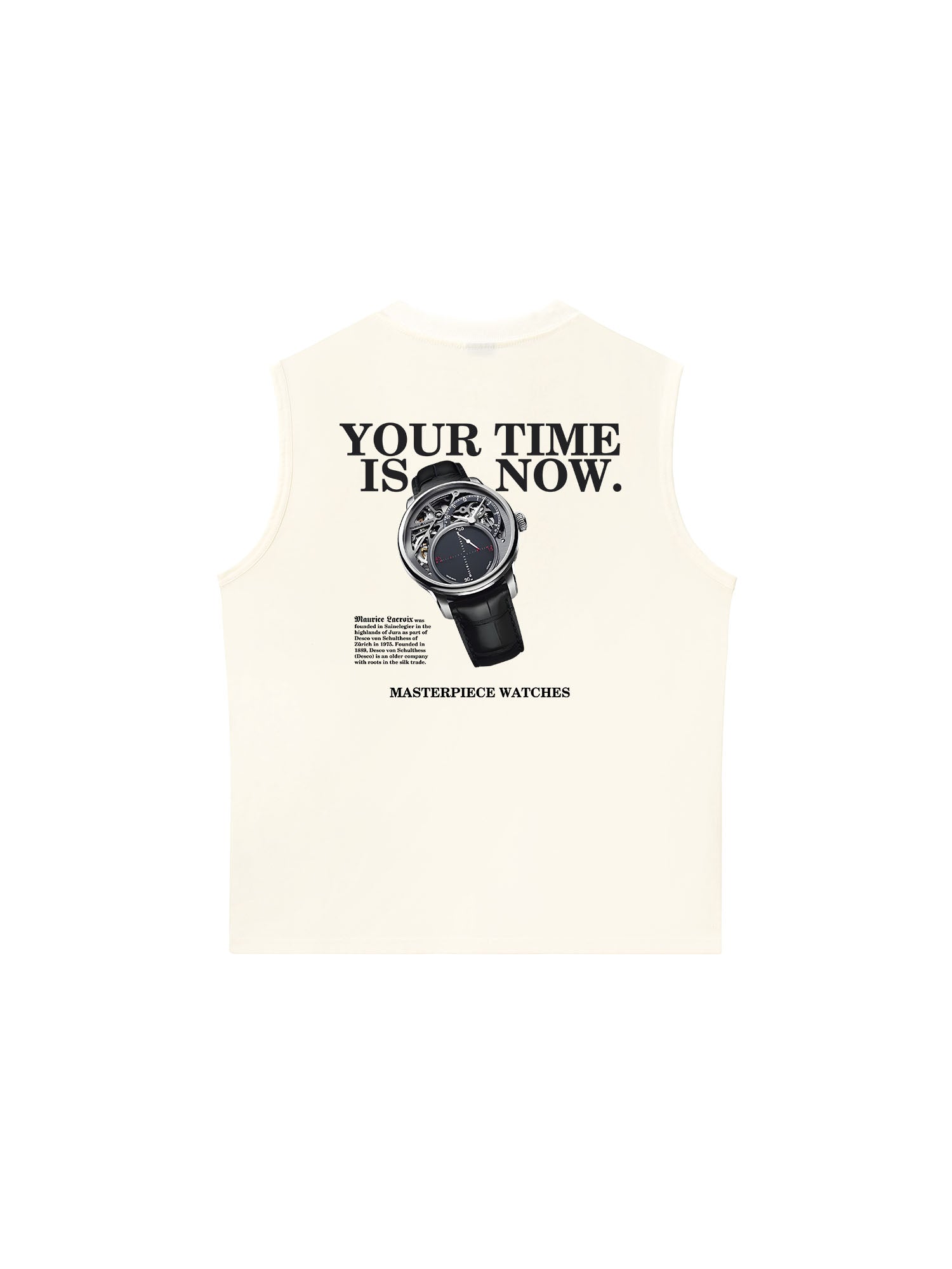 Áo Ba Lỗ Relaxed Fit Watch Your Time Is Now