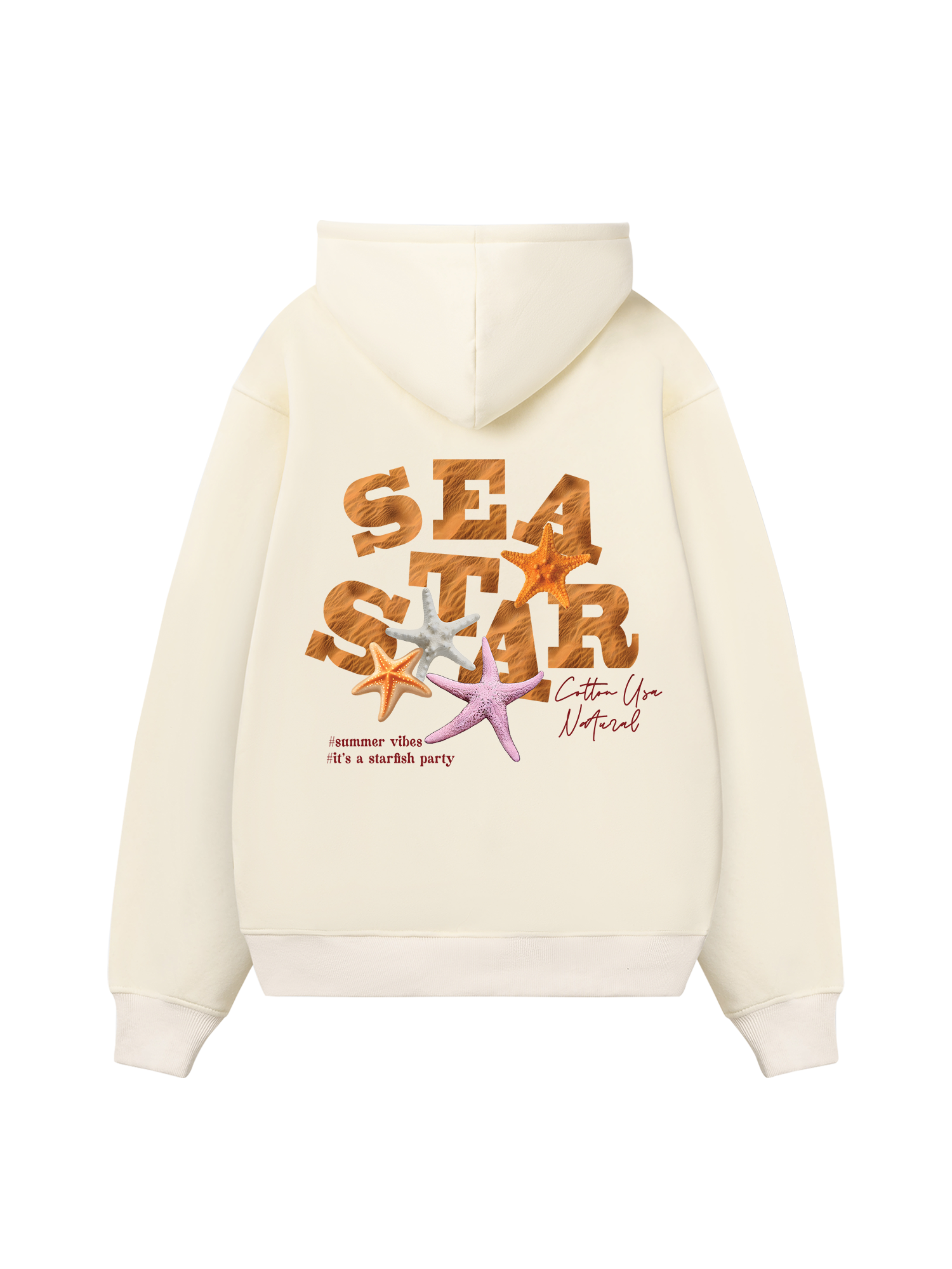 Tropical Starfish Parrty Sand Hoodie