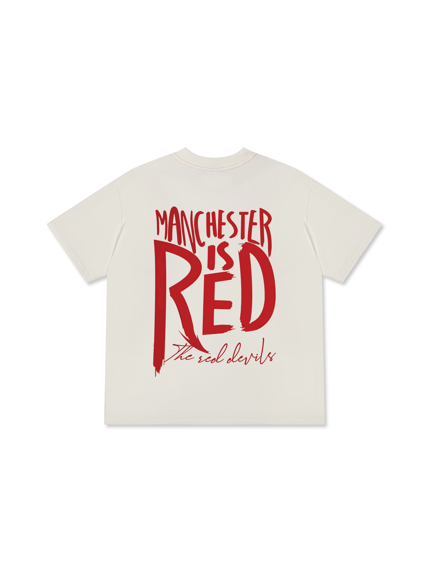 Áo Thun Relaxed Fit Soccer Manchester is Red
