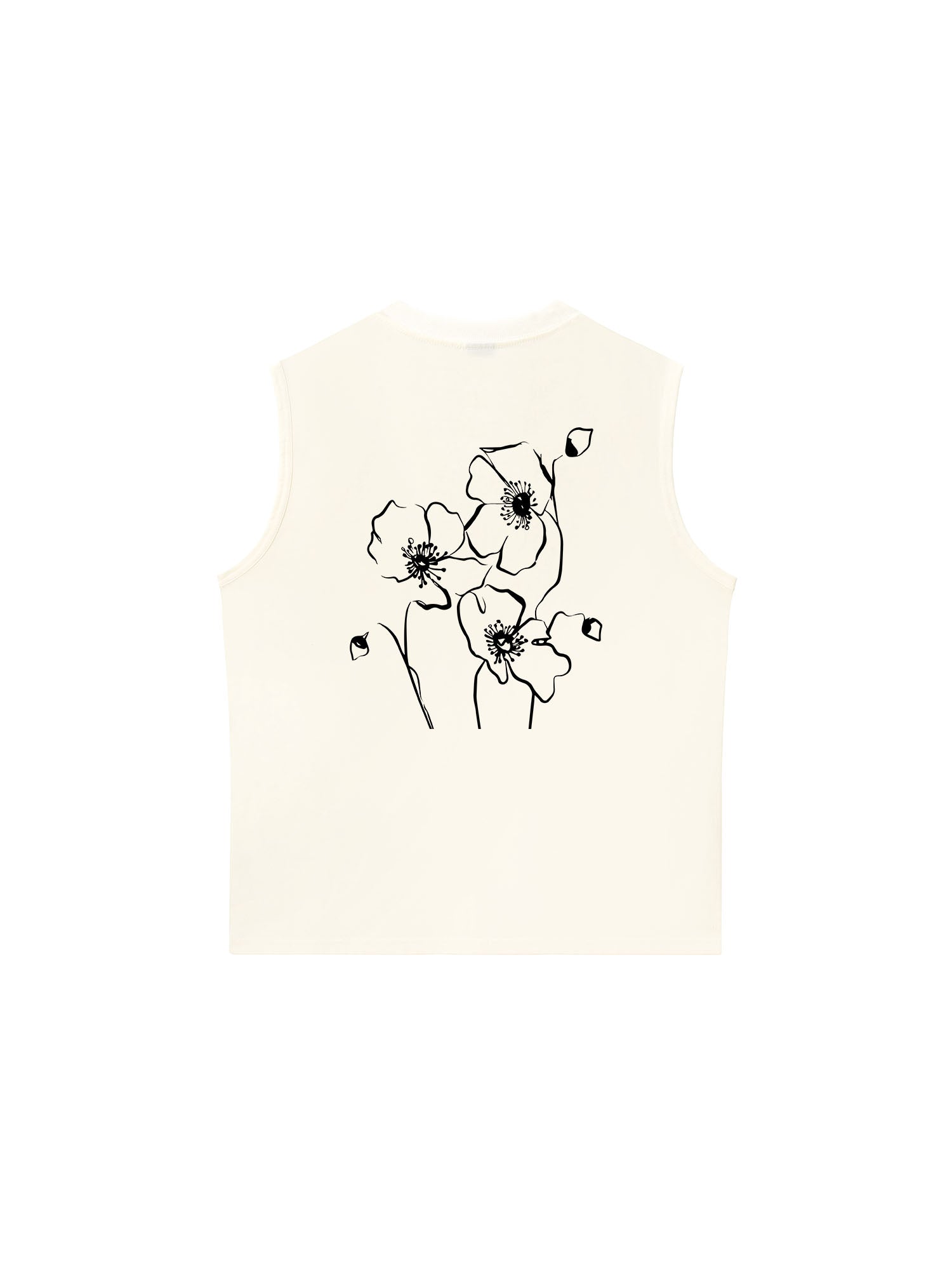 Áo Ba Lỗ Relaxed Fit Poppy Flower