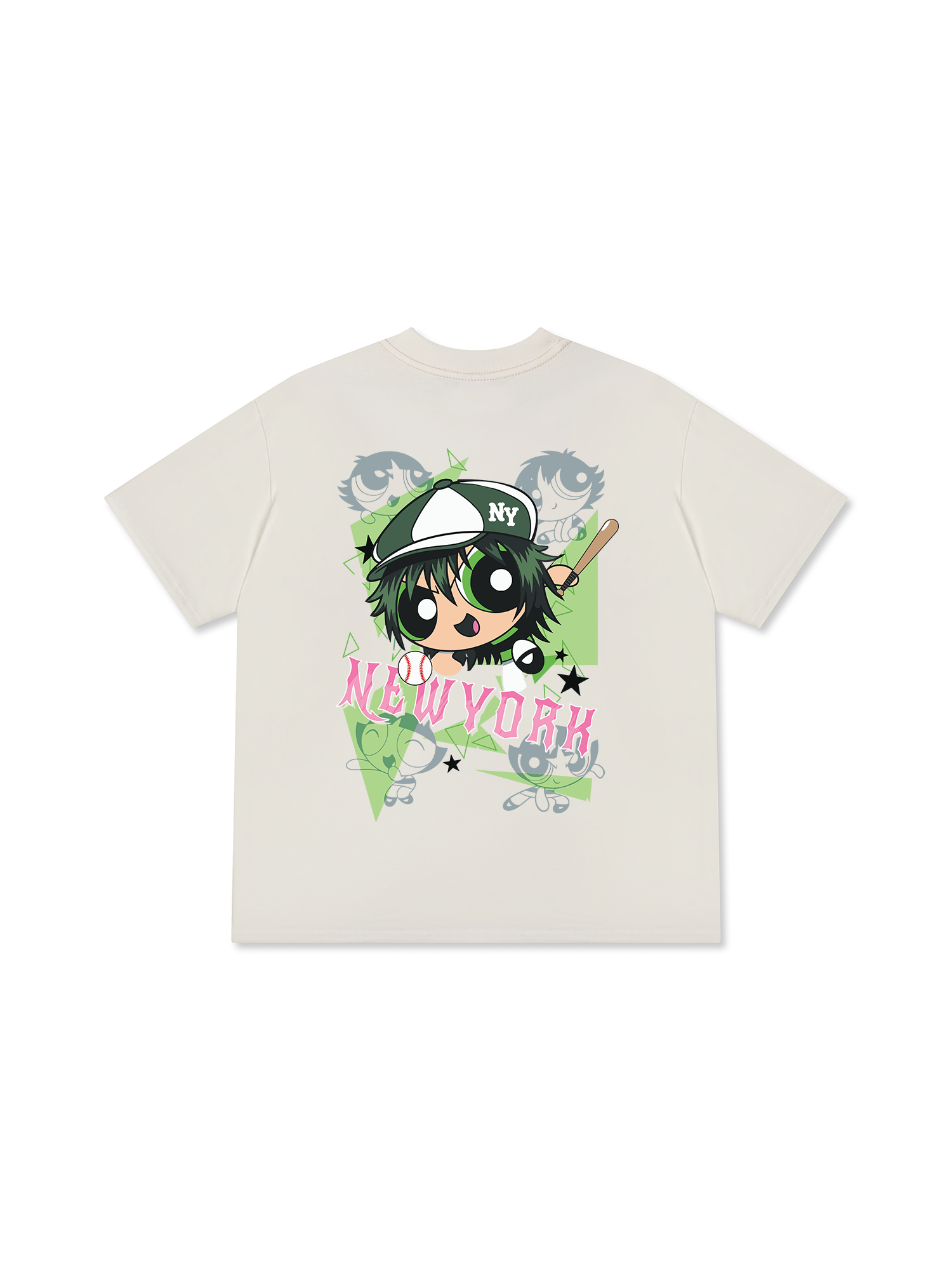 Áo Thun Relaxed Fit Baseball X PowerGirl