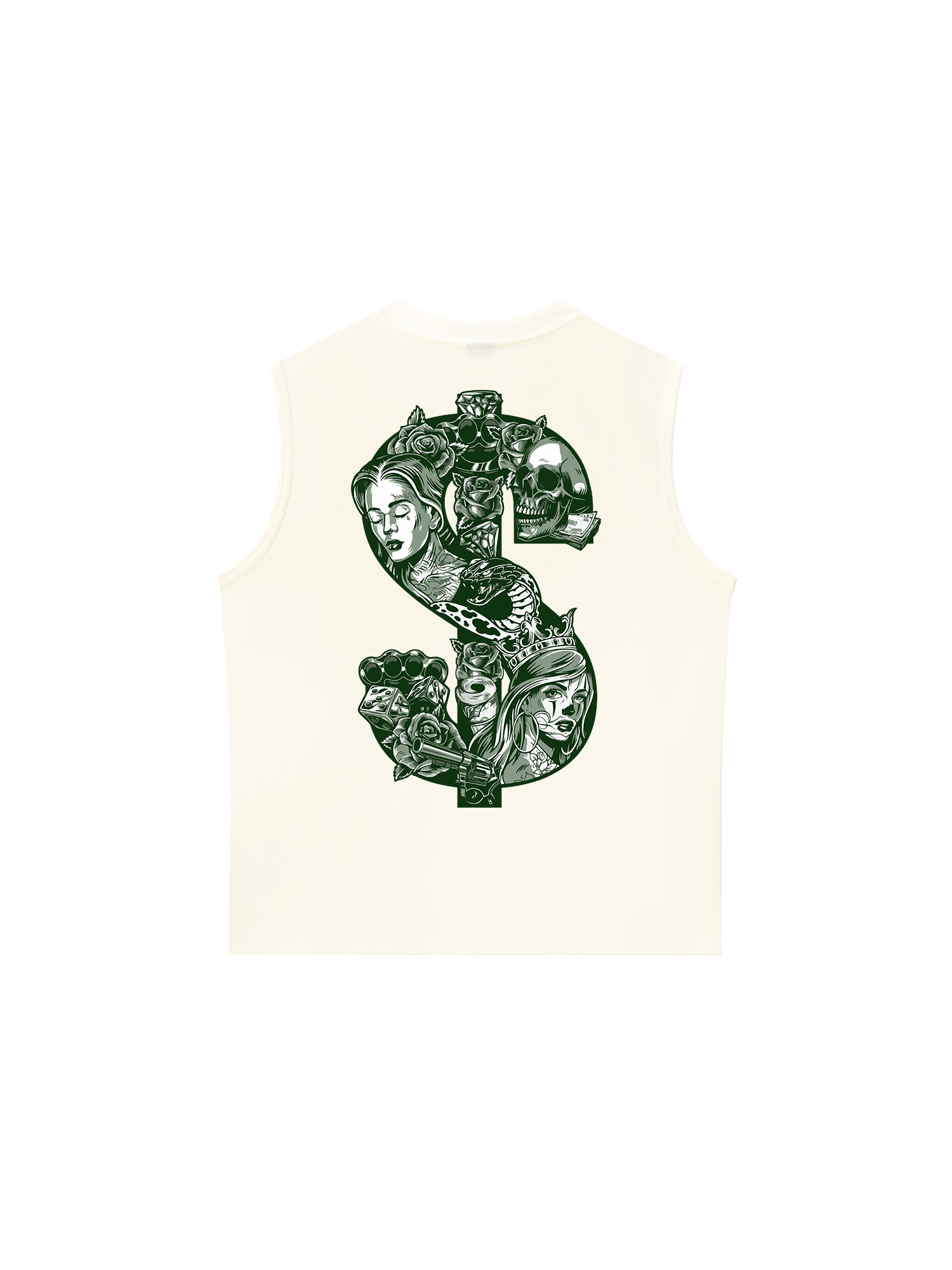 Áo Ba Lỗ Relaxed Fit Money Bad Person