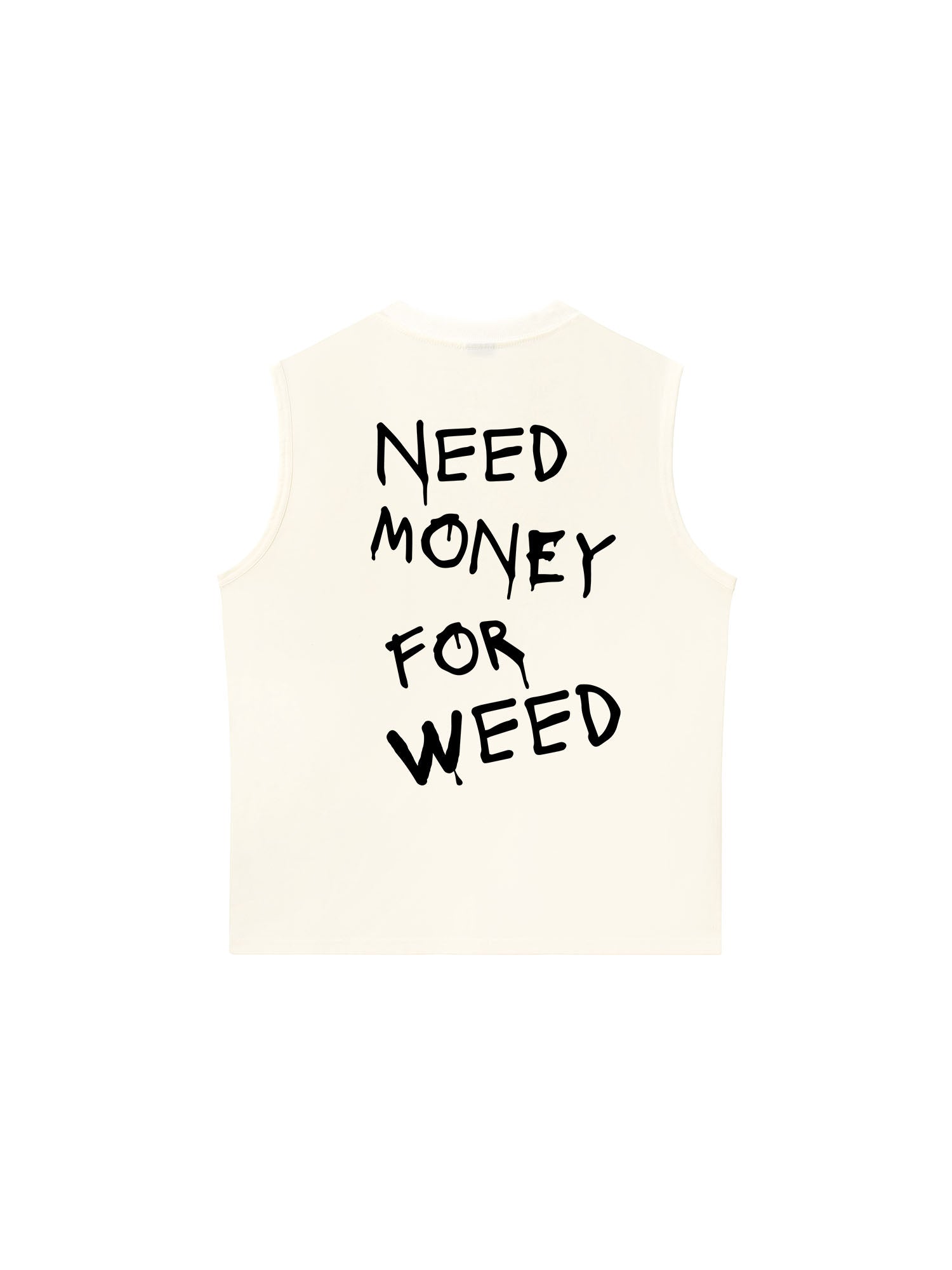 Áo Ba Lỗ Relaxed Fit Need Money For Weed