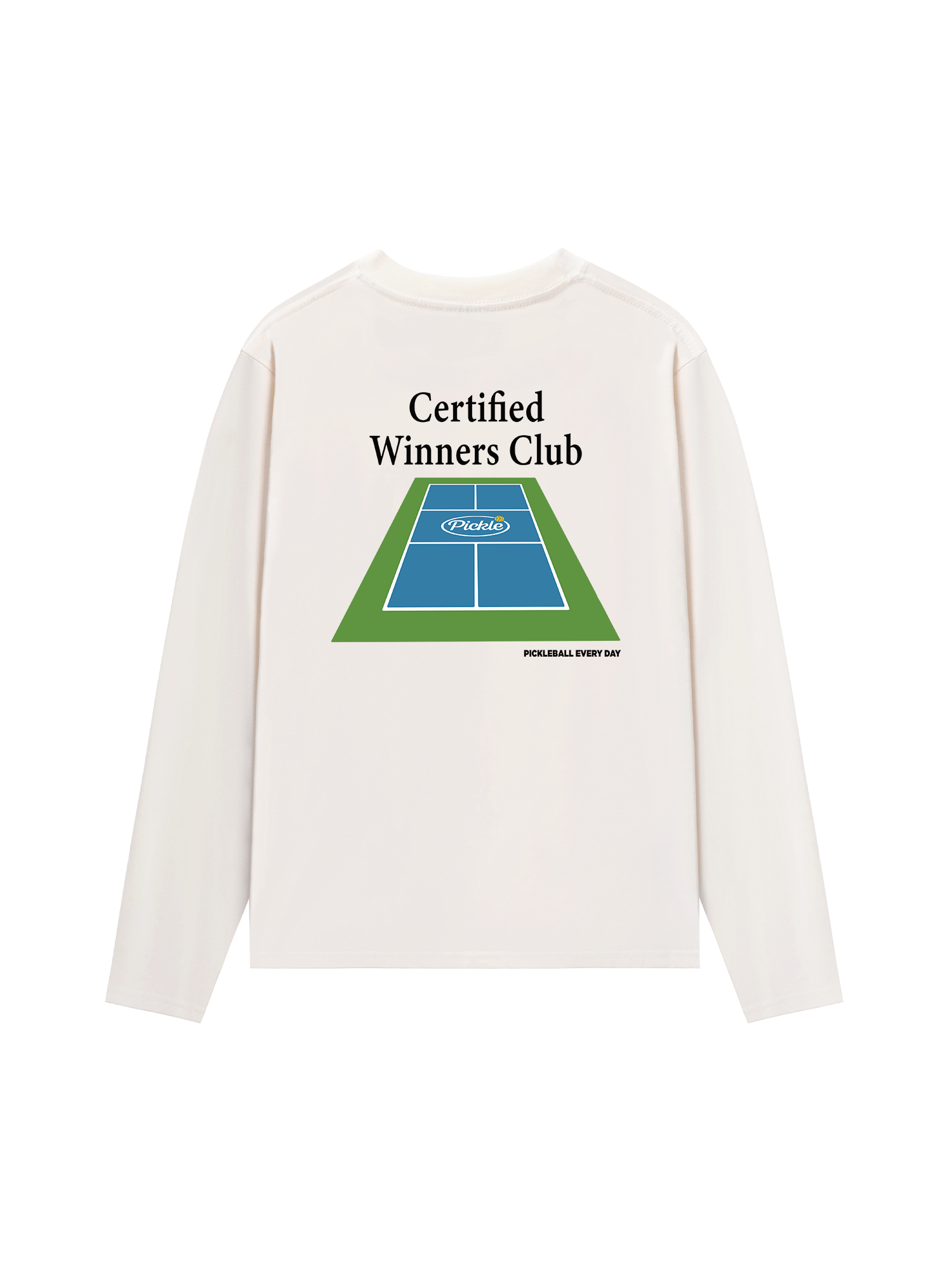 Áo Thun Dài Tay Pickleball Certified Winners Club