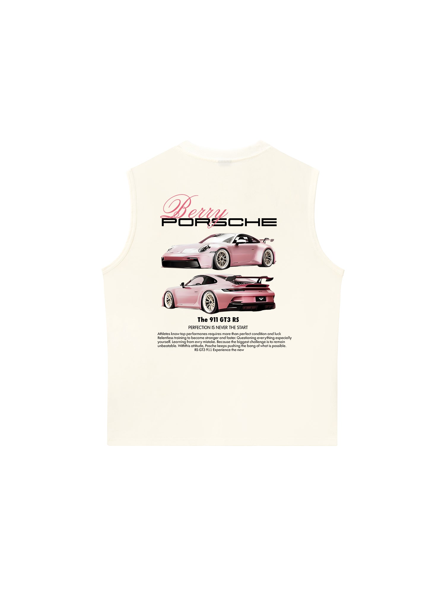 Áo Ba Lỗ Relaxed Fit CAR Berry Porsche