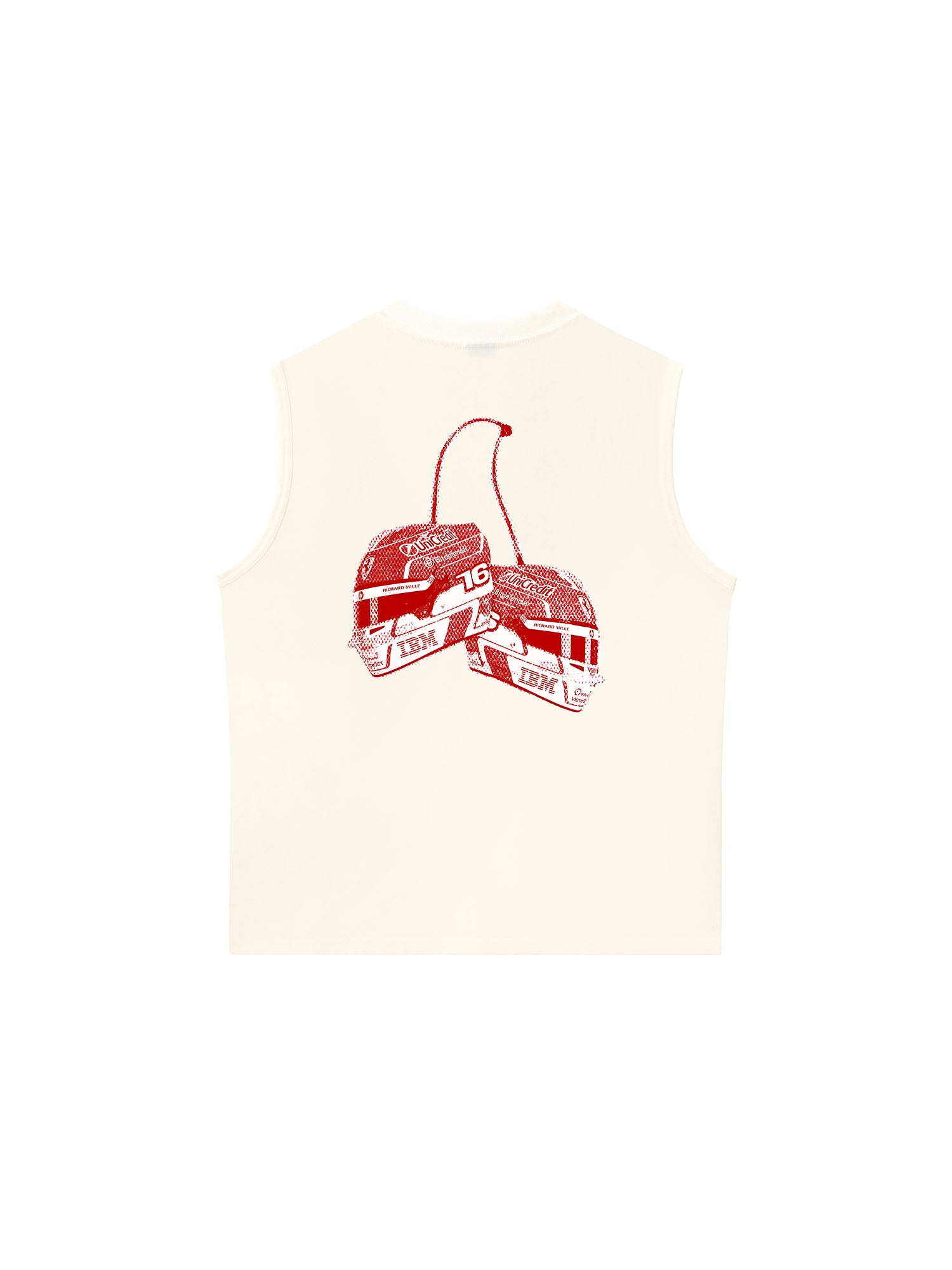 Áo Ba Lỗ Relaxed Fit Ferrari Red Cherry Scuredia