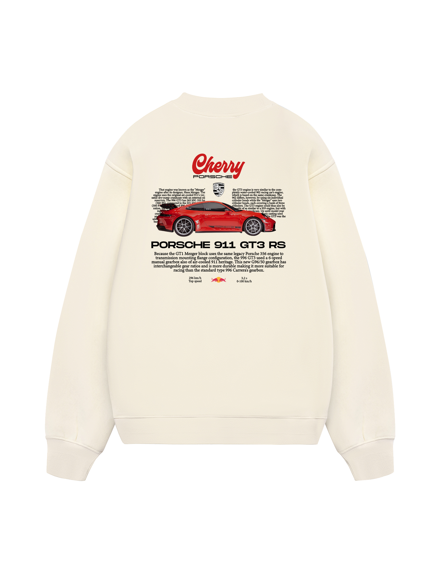 Porsche Red Cherry Mood Sweater