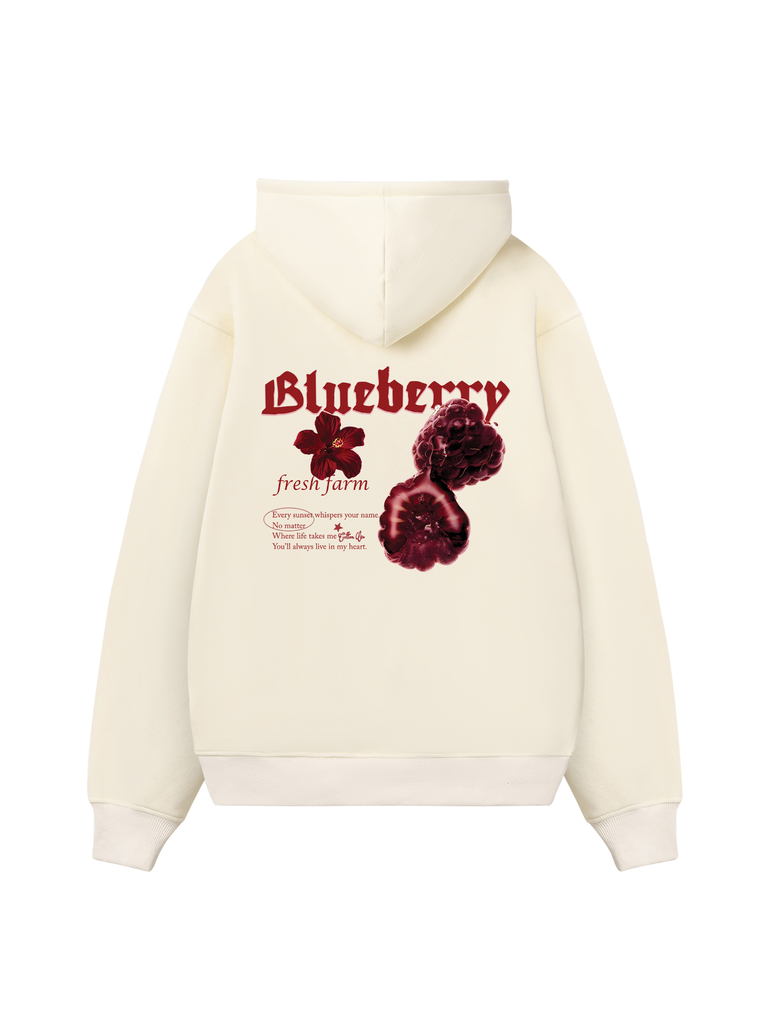 Tropical Blue Berry Hoodie