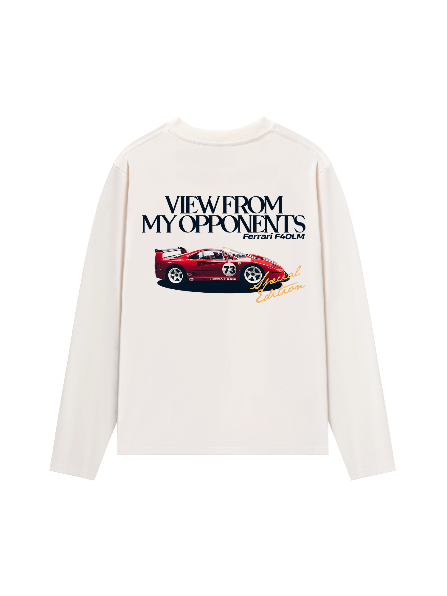 Áo Thun Dài Tay Ferrari View From My Opponents