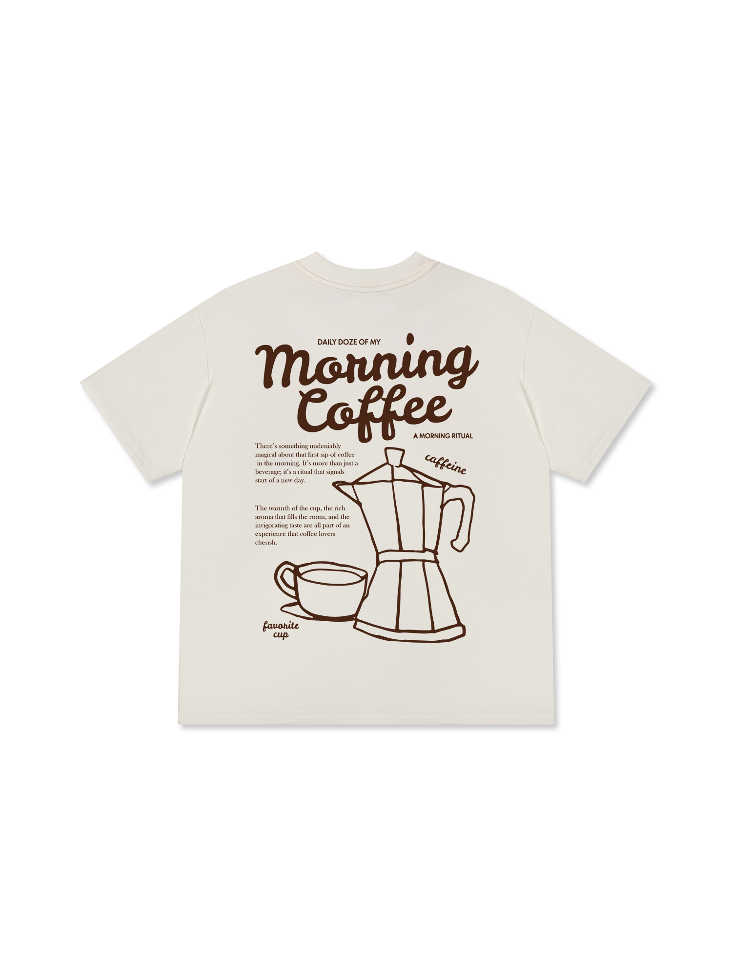 Áo Thun Relaxed Fit Morning Coffee