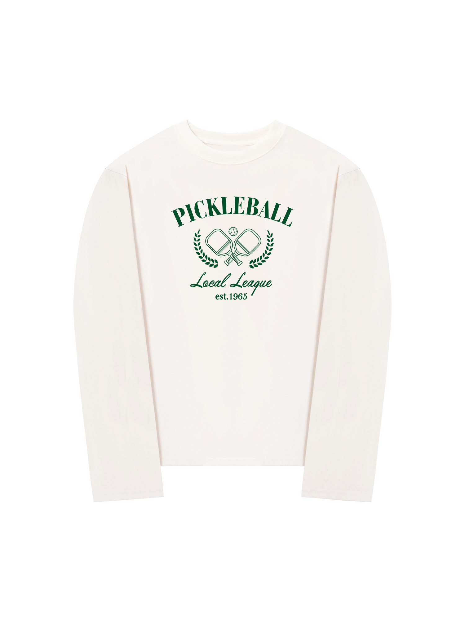 Áo Thun Dài Tay Pickleball Green Local League