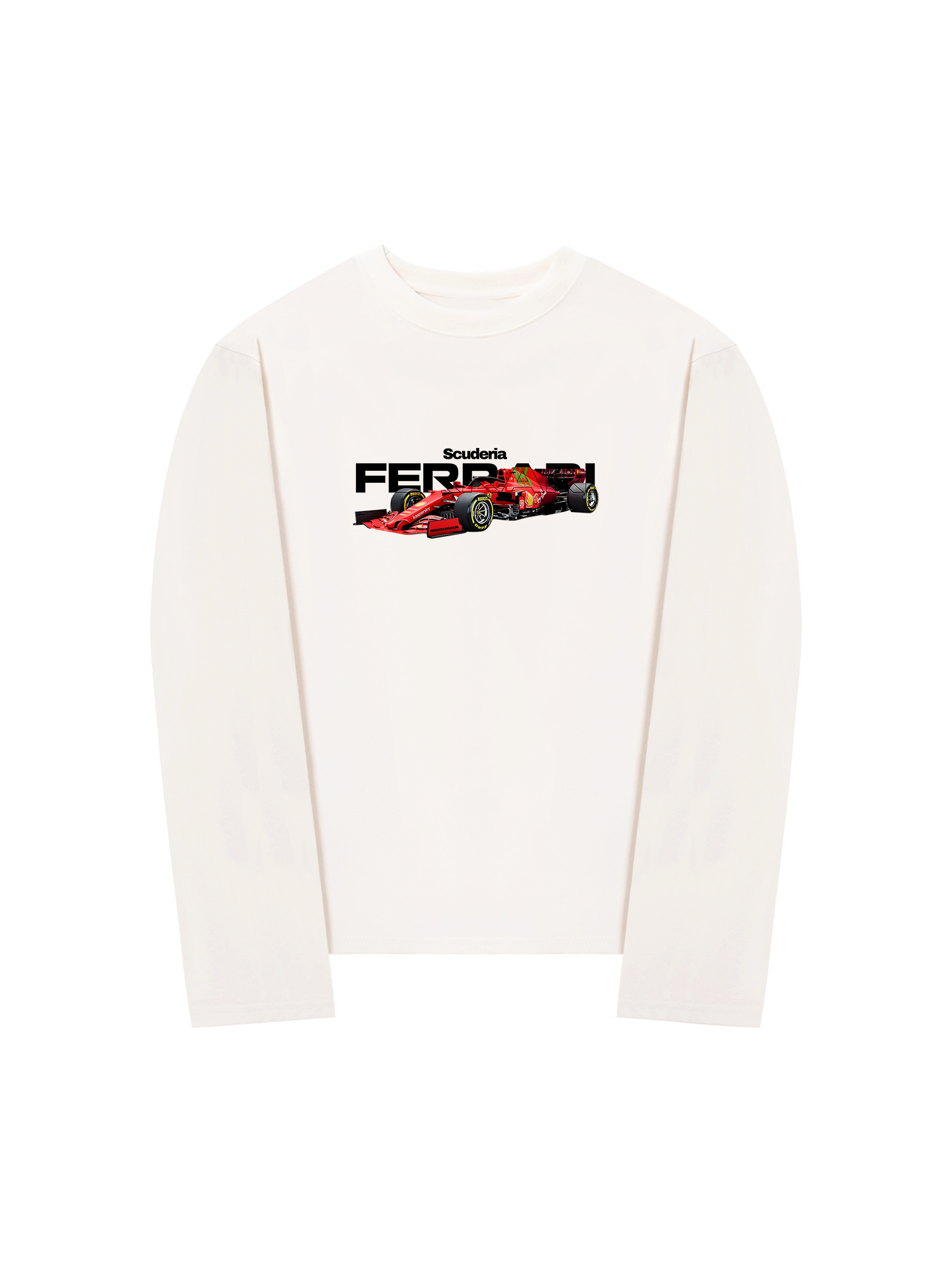 Áo Thun Dài Tay Ferrari The Pracing Horse