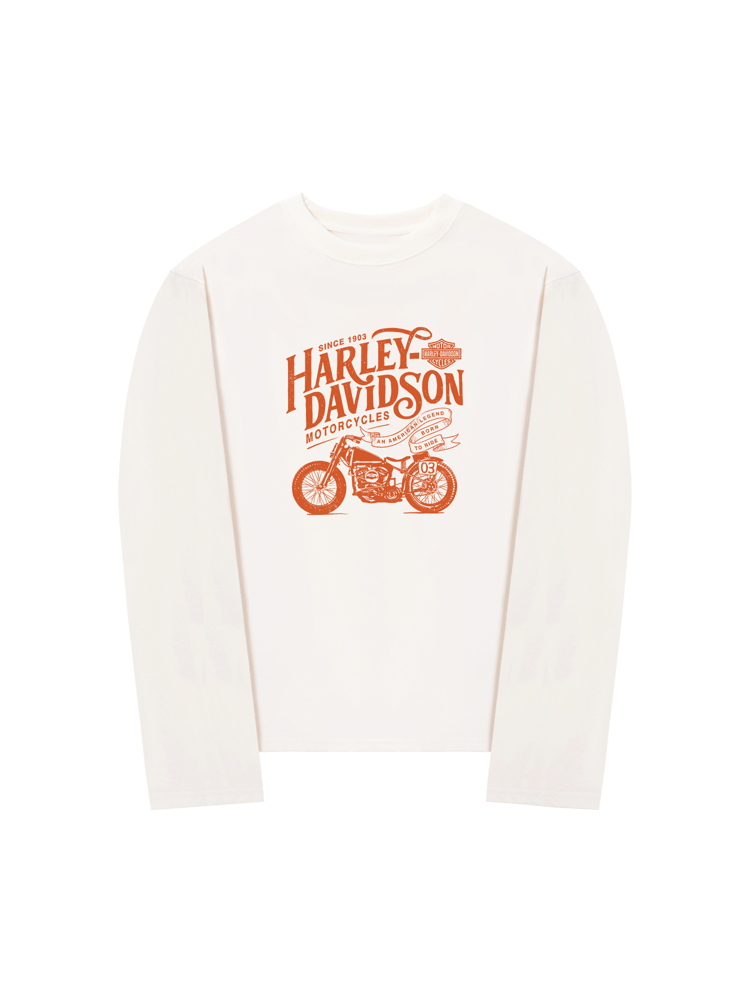 Áo Thun Dài Tay Motorcycles Harley Davidson