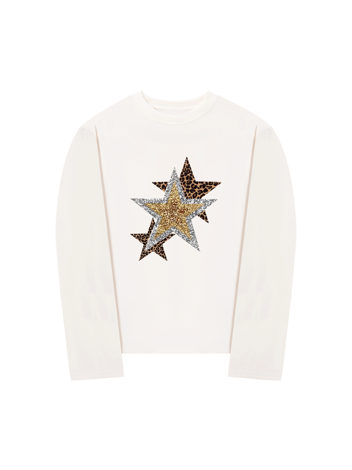 Áo Thun Dài Tay Urban Leopard Metallic Savage Stars