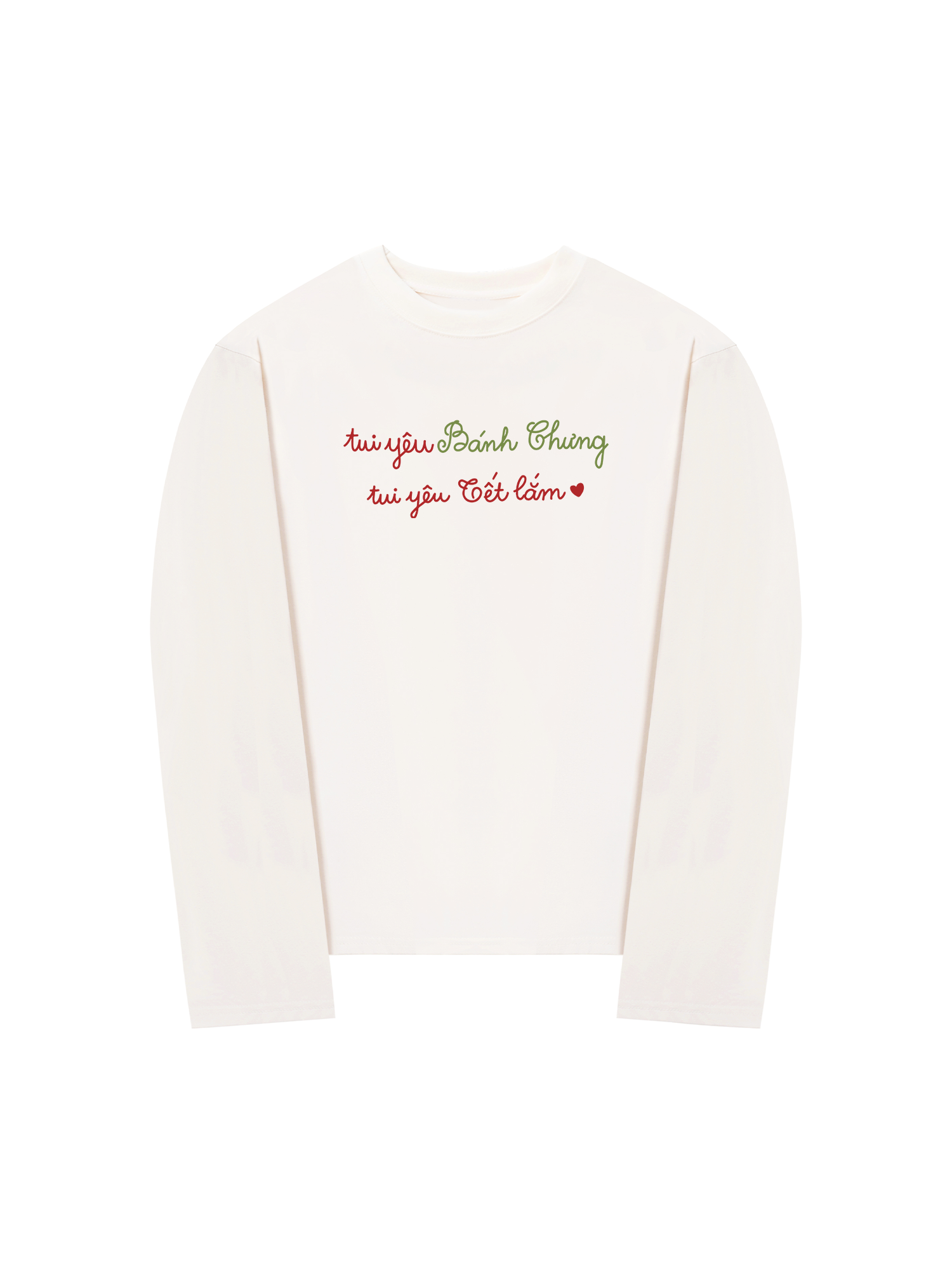 Áo Thun Dài Tay Yêu Bánh Chưng Yêu Tết