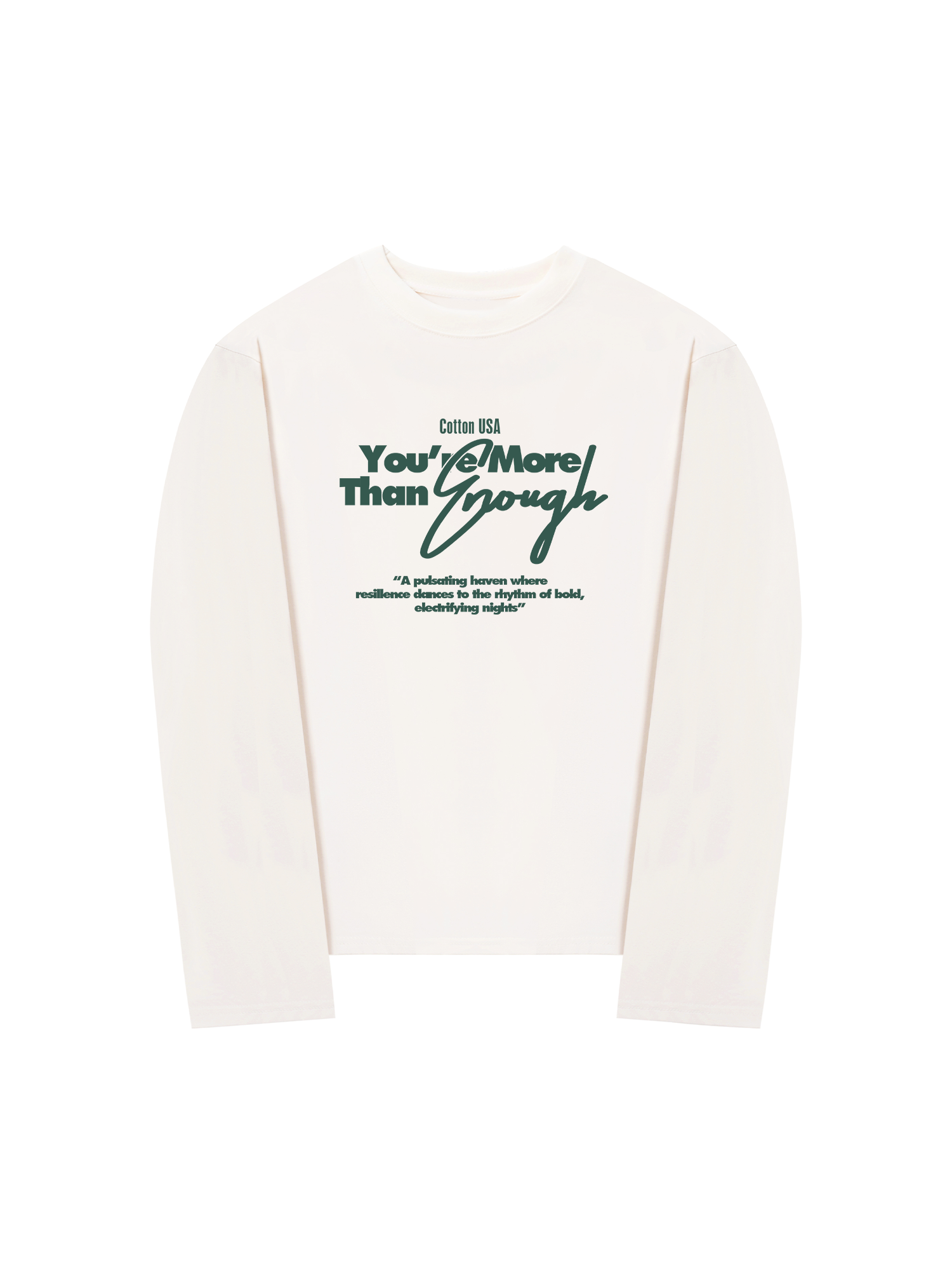 Áo Thun Dài Tay USA More Than Enough