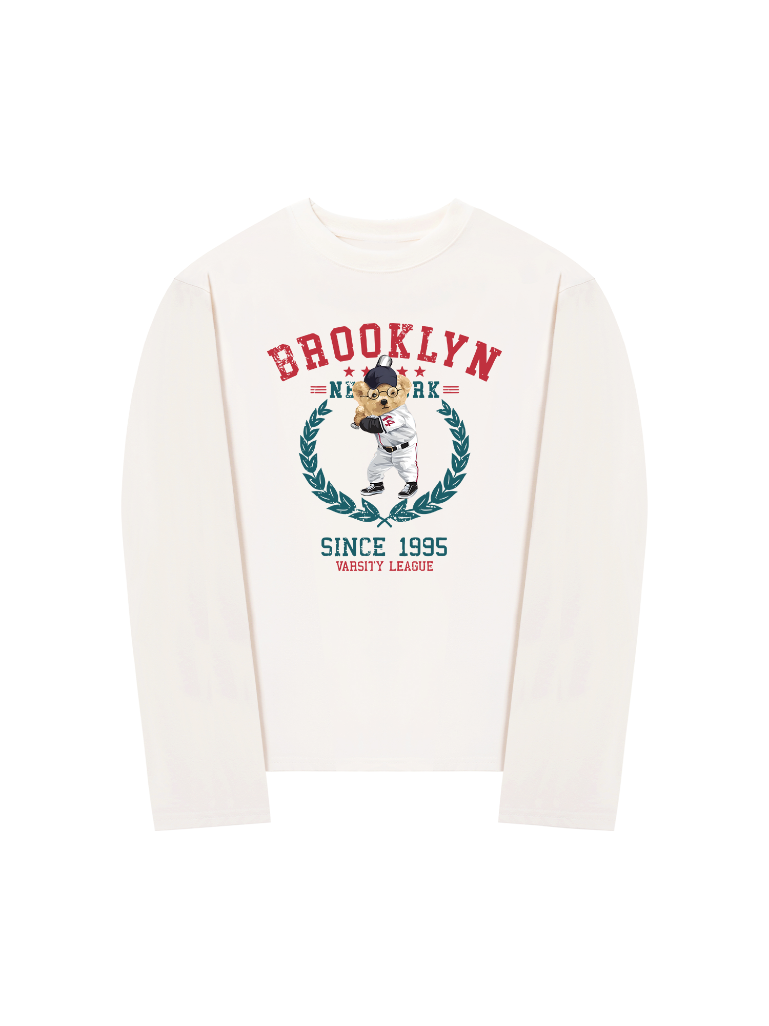 Áo Thun Dài Tay Baseball Teddy Team