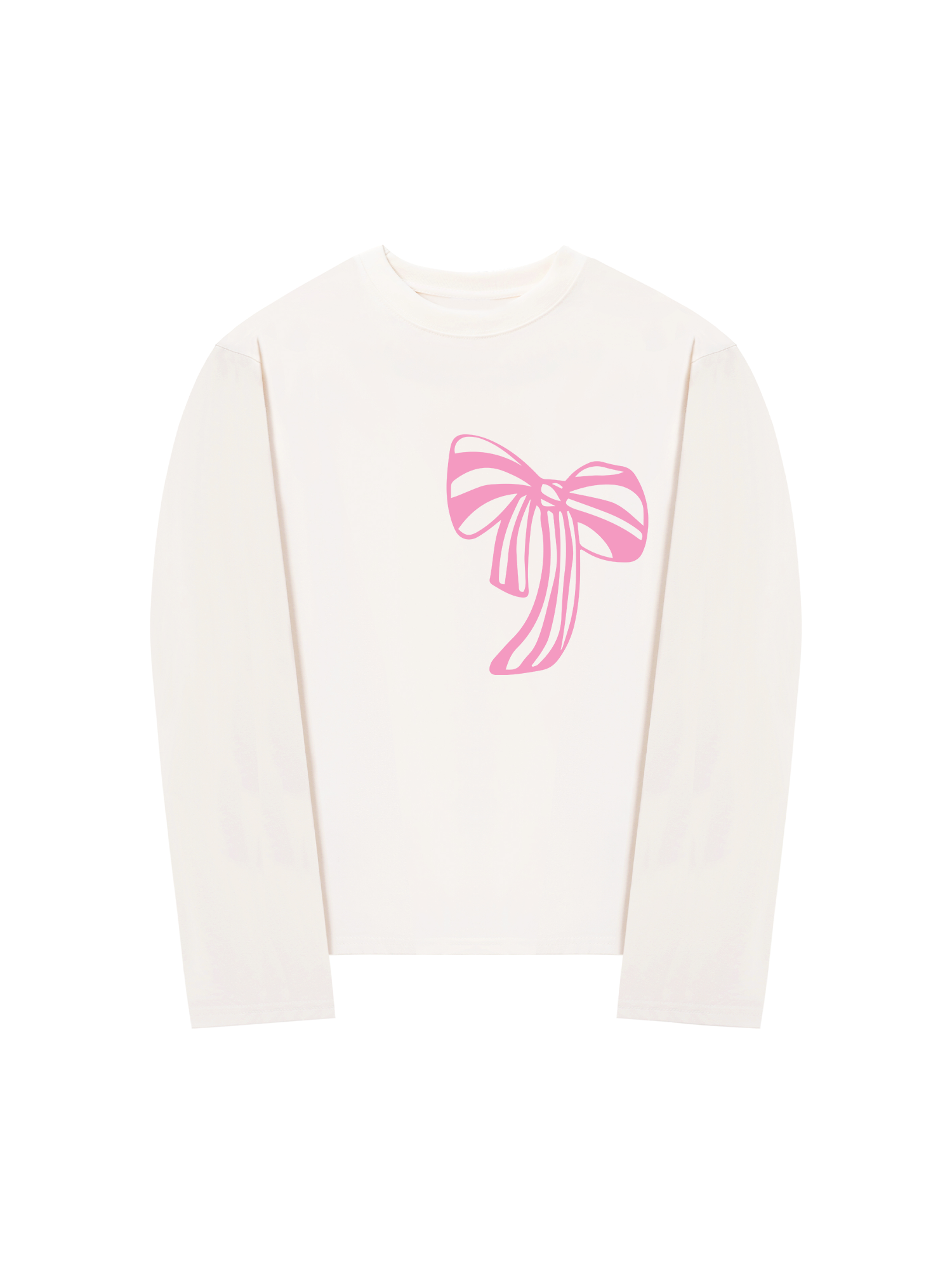 Áo Thun Dài Tay Pink Ribbon