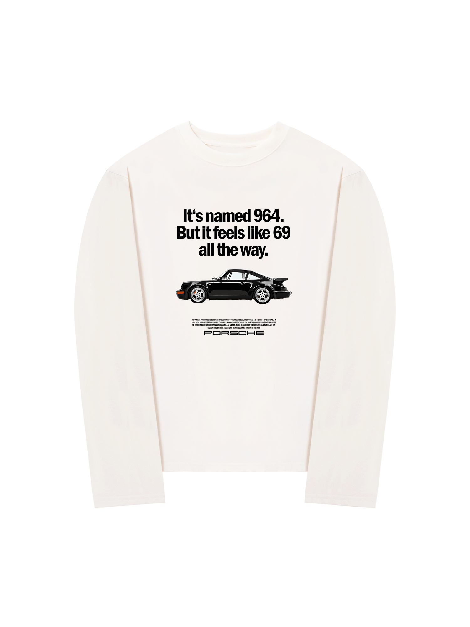 Áo Thun Dài Tay Porsche It Feel Like 69