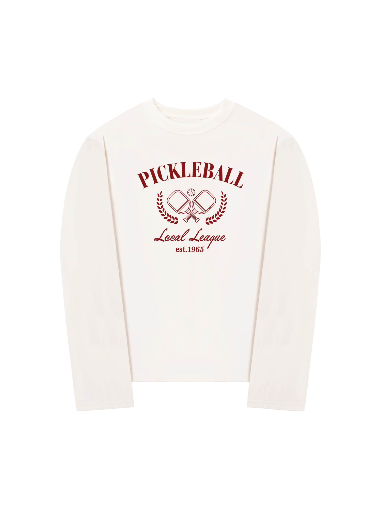 Áo Thun Dài Tay Pickleball Red Local League