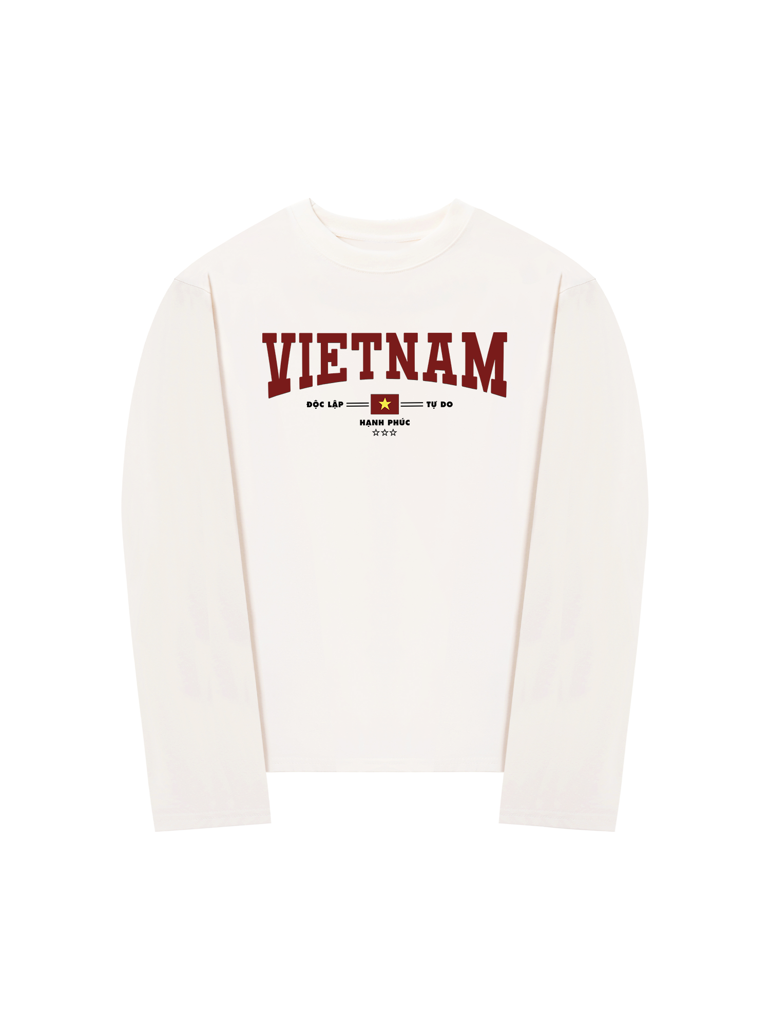 Áo Thun Dài Tay Việt Nam Độc lập - Tự Do - Hạnh Phúc 3