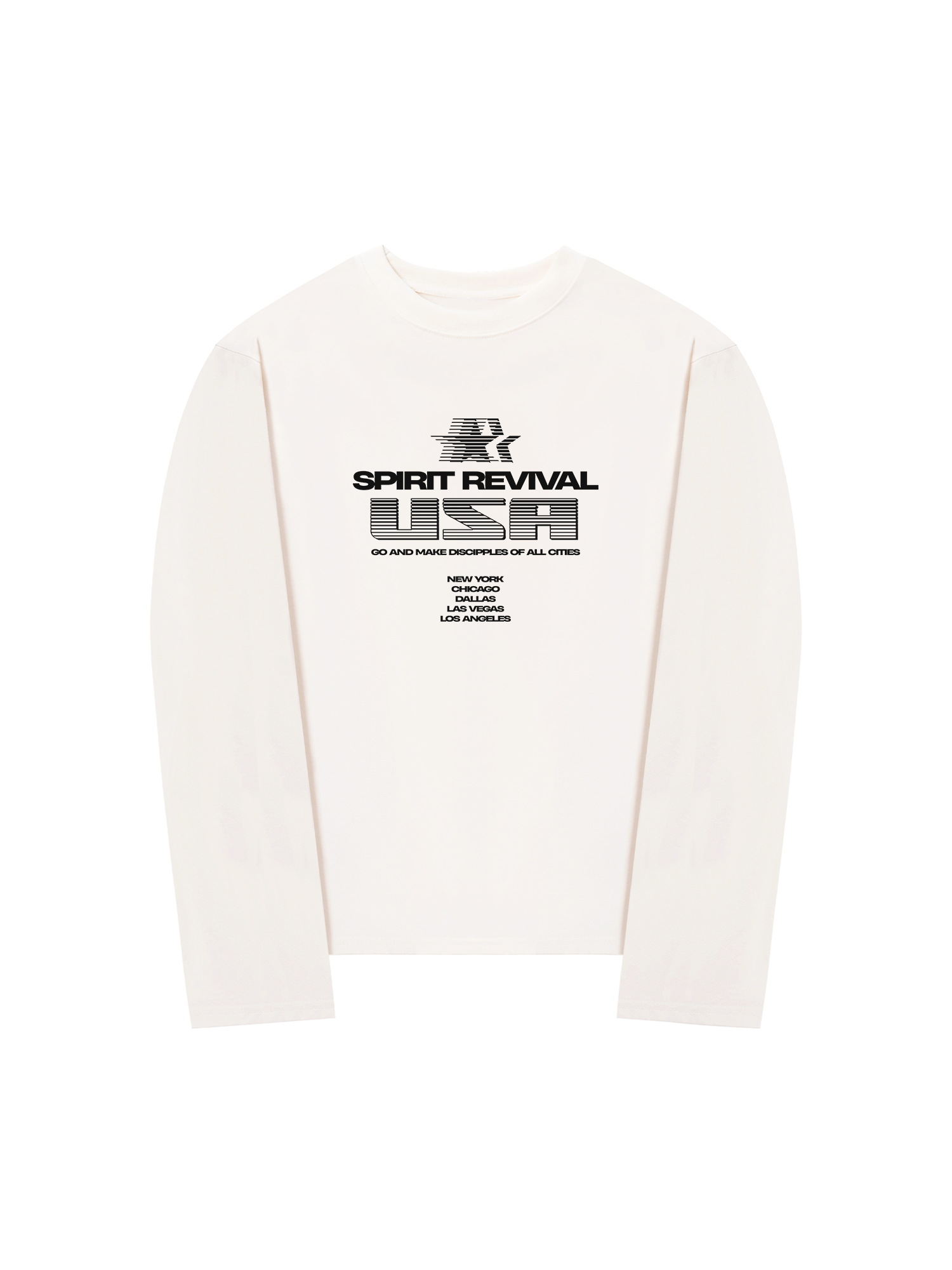 Áo Thun Dài Tay USA Spirit Revival