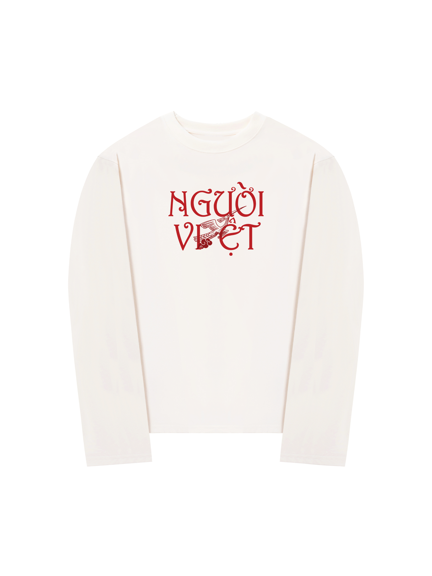 Áo Thun Dài Tay Người Việt - Máu Đỏ Da Vàng