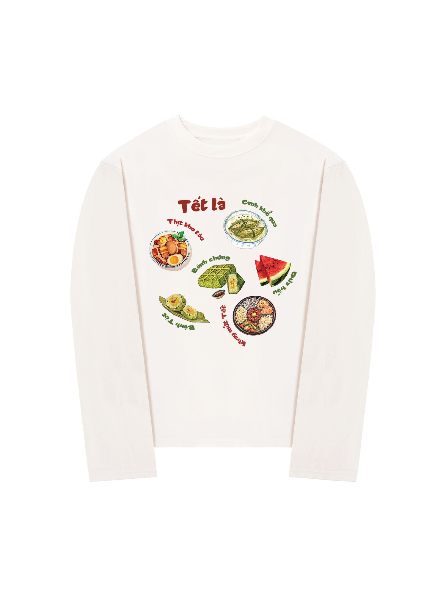 Áo Thun Dài Tay Tết Là 1