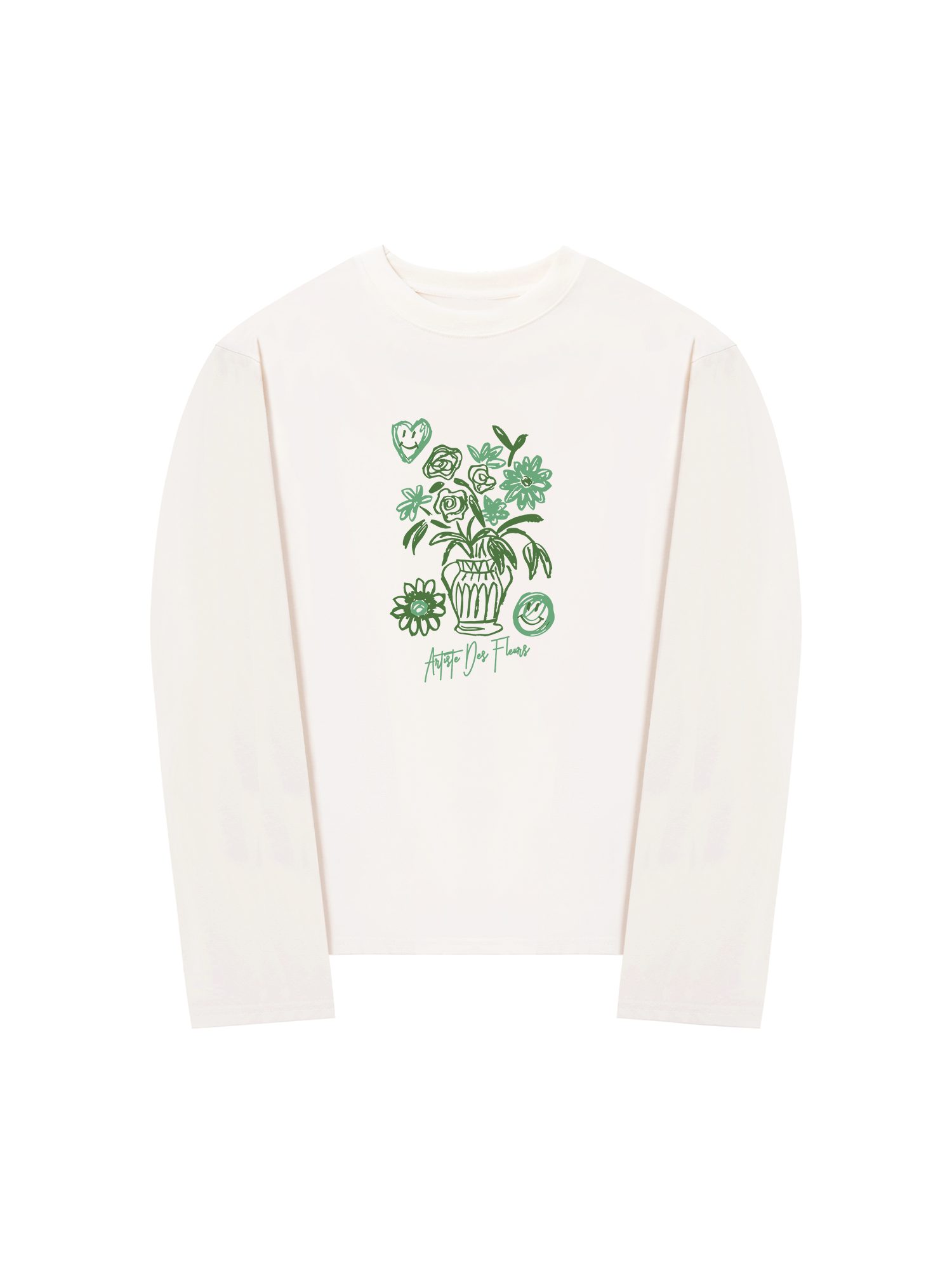 Áo Thun Dài Tay Floral Artiste Des Fleurs