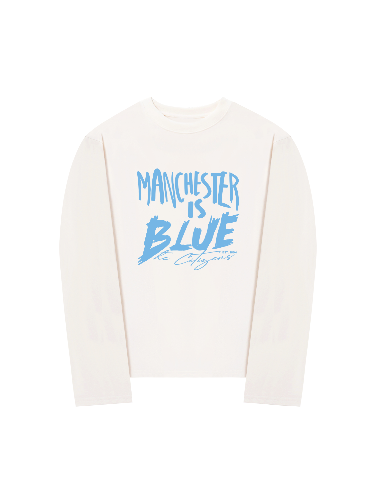 Áo Thun Dài Tay Manchester is Blue