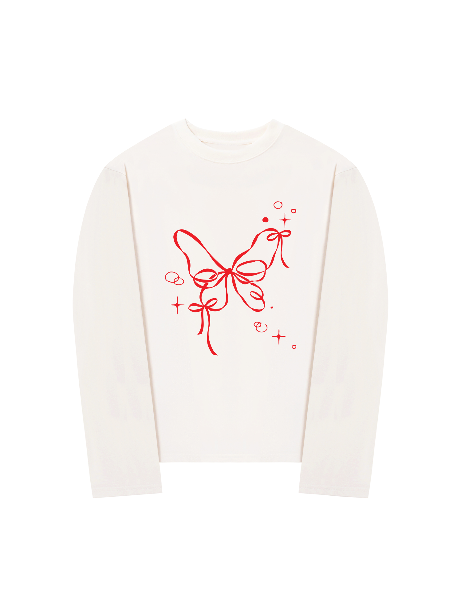 Áo Thun Dài Tay Butterfly Ribbon