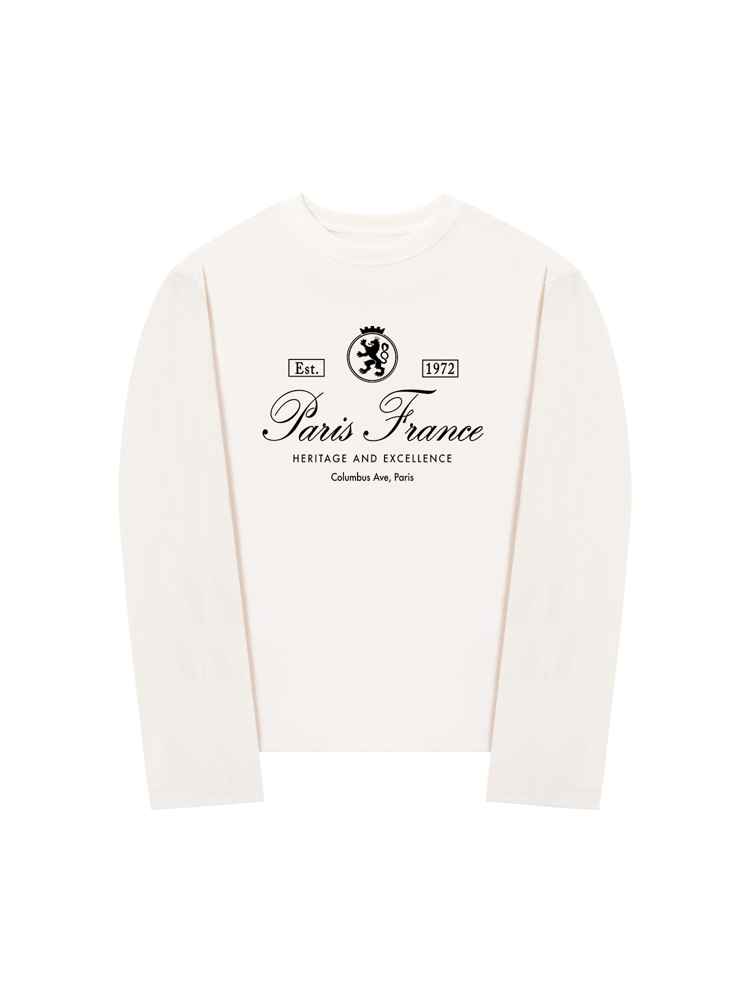 Áo Thun Dài Tay Vintage Paris France