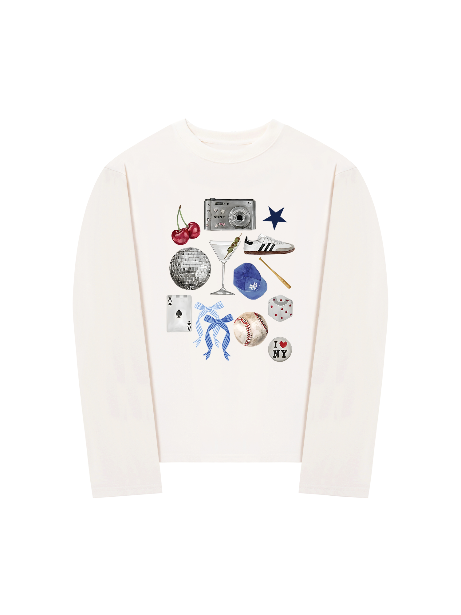 Áo Thun Dài Tay Baseball Cute Things