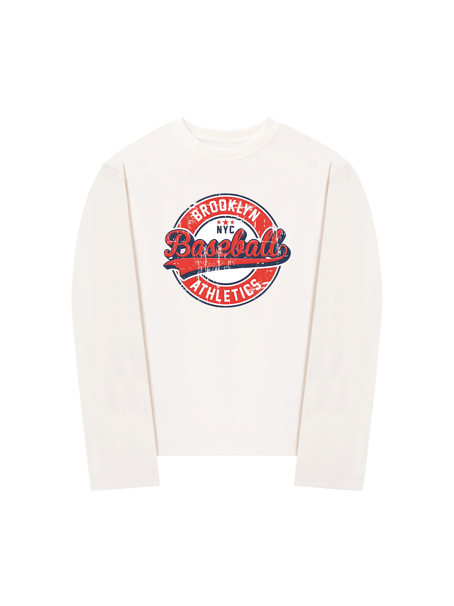 Áo Thun Dài Tay Baseball Brooklyn