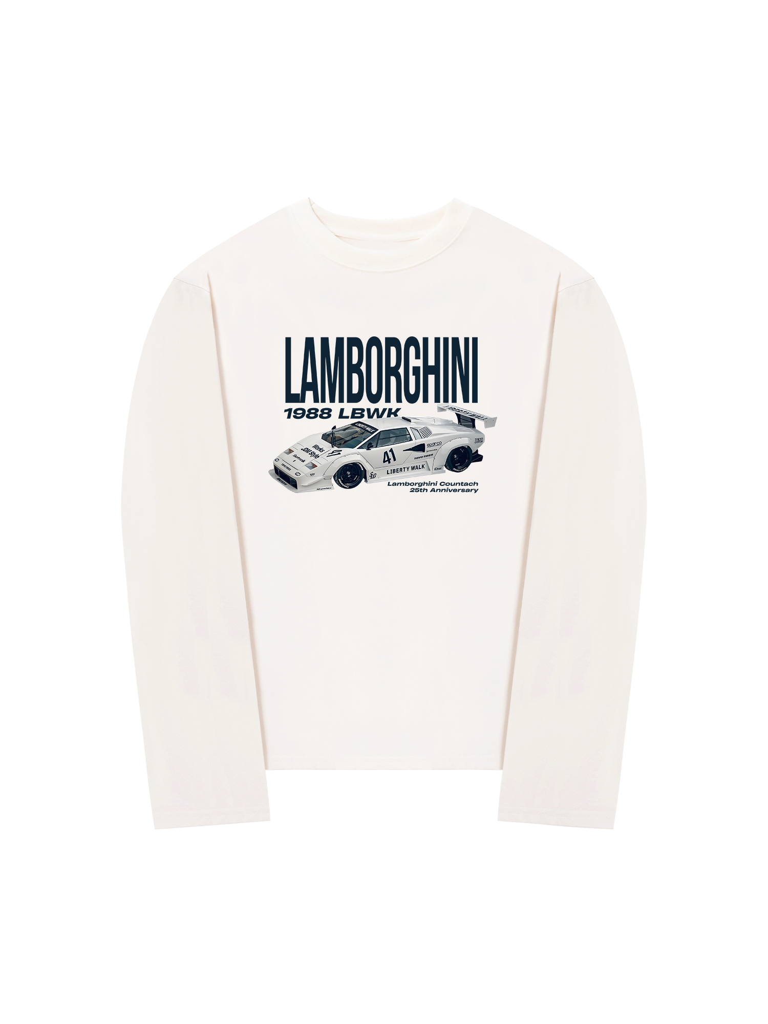 Áo Thun Dài Tay Lamborghini 25th Anniversary