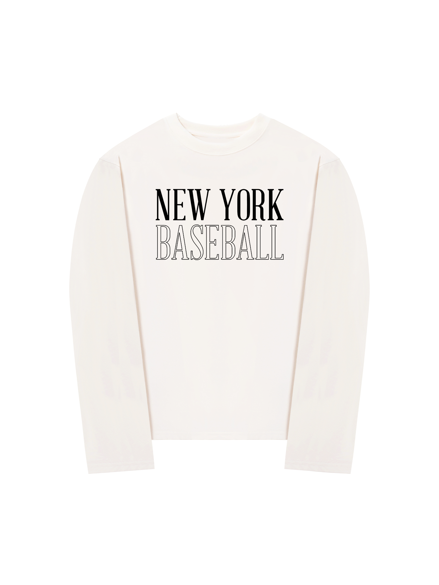 Áo Thun Dài Tay Baseball Basic New York