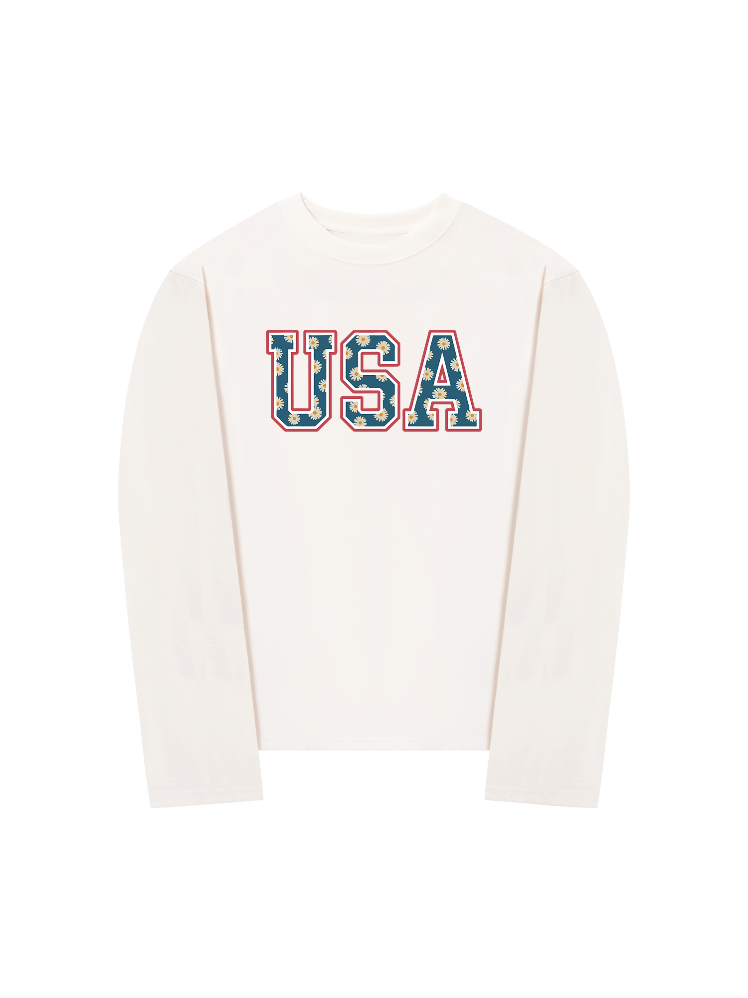 Áo Thun Dài Tay USA Daisy Season