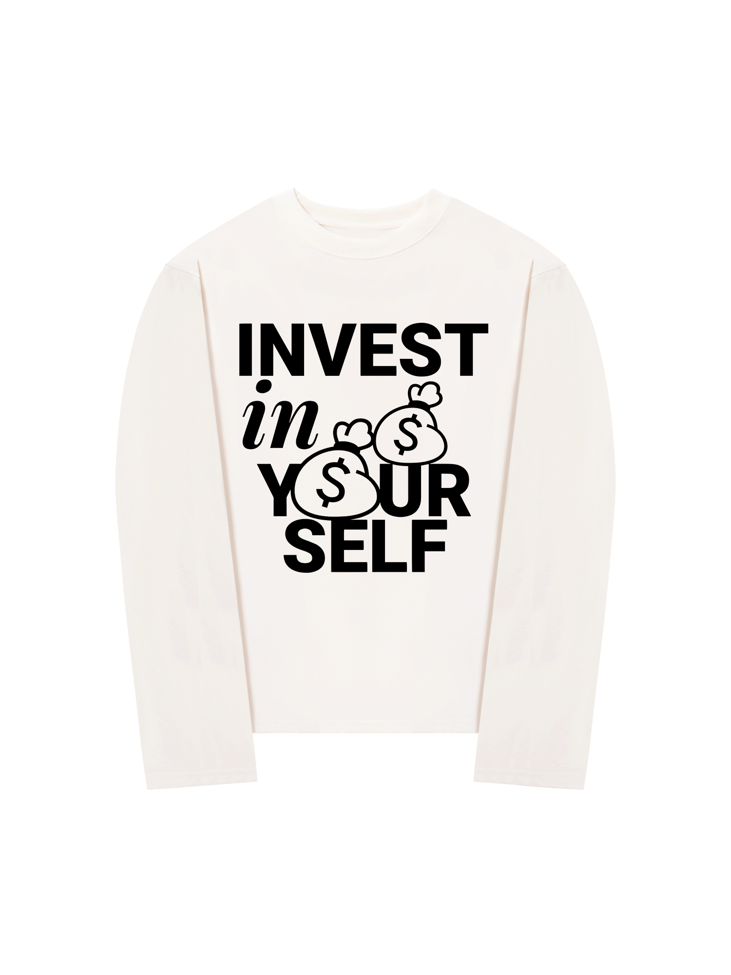 Áo Thun Dài Tay Money Invest In Yourself