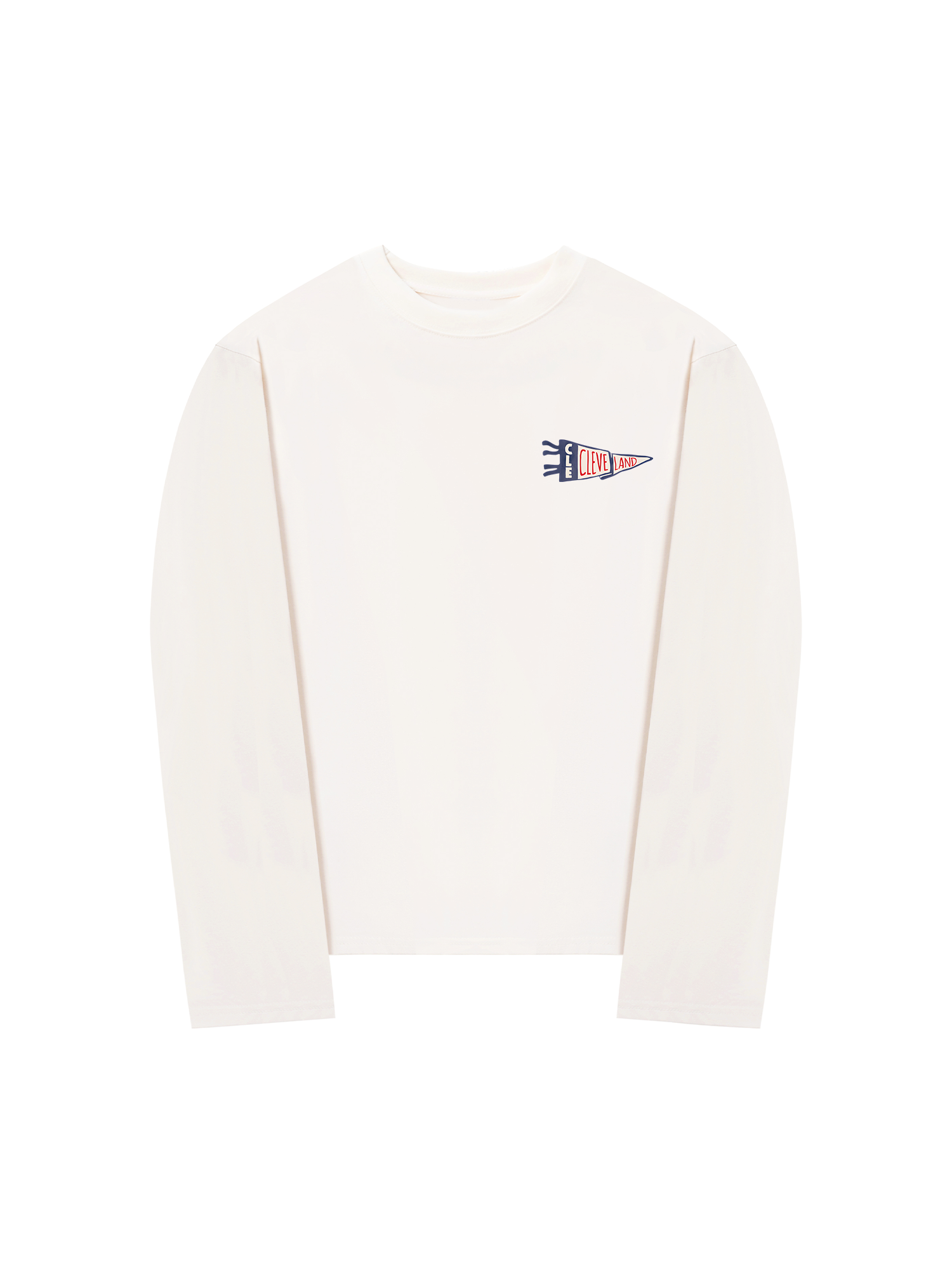 Áo Thun Dài Tay Baseball Cleve Land