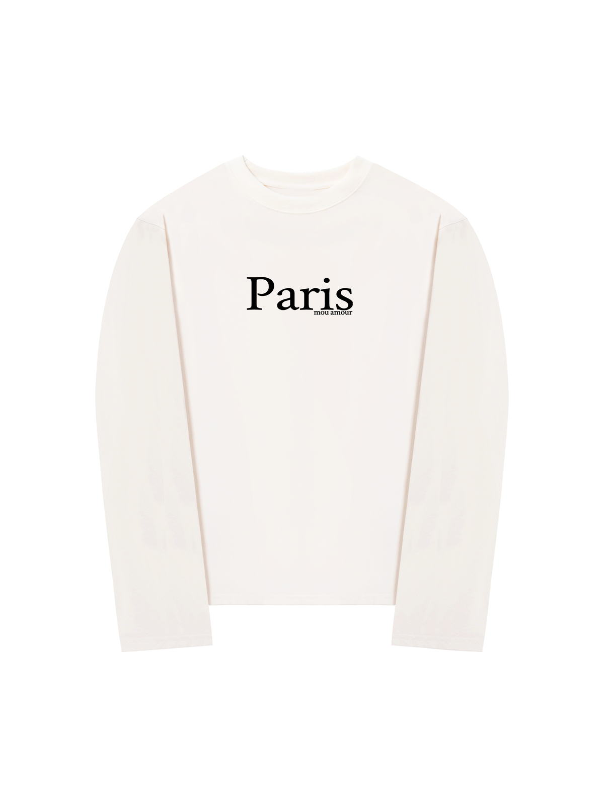 Áo Thun Dài Tay Paris Mou Amour