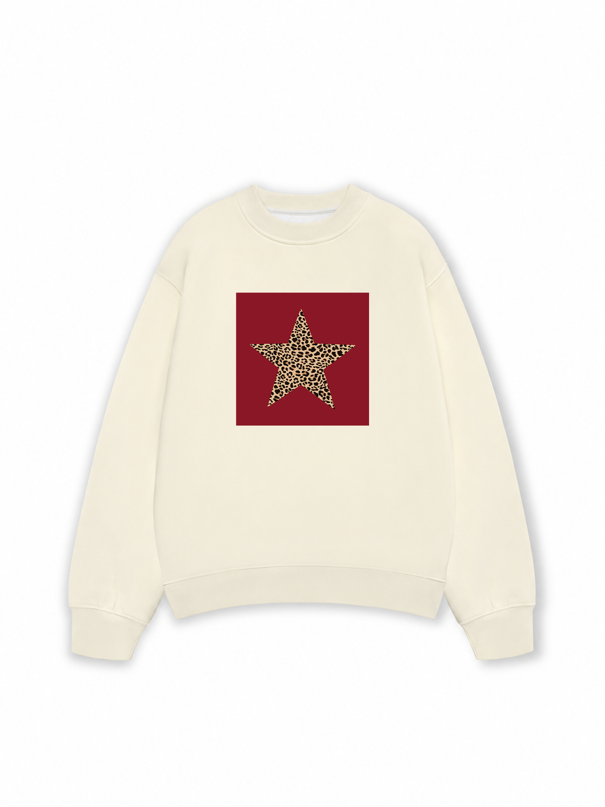 Áo Sweater Nỉ Hai Da Urban Leopard Star