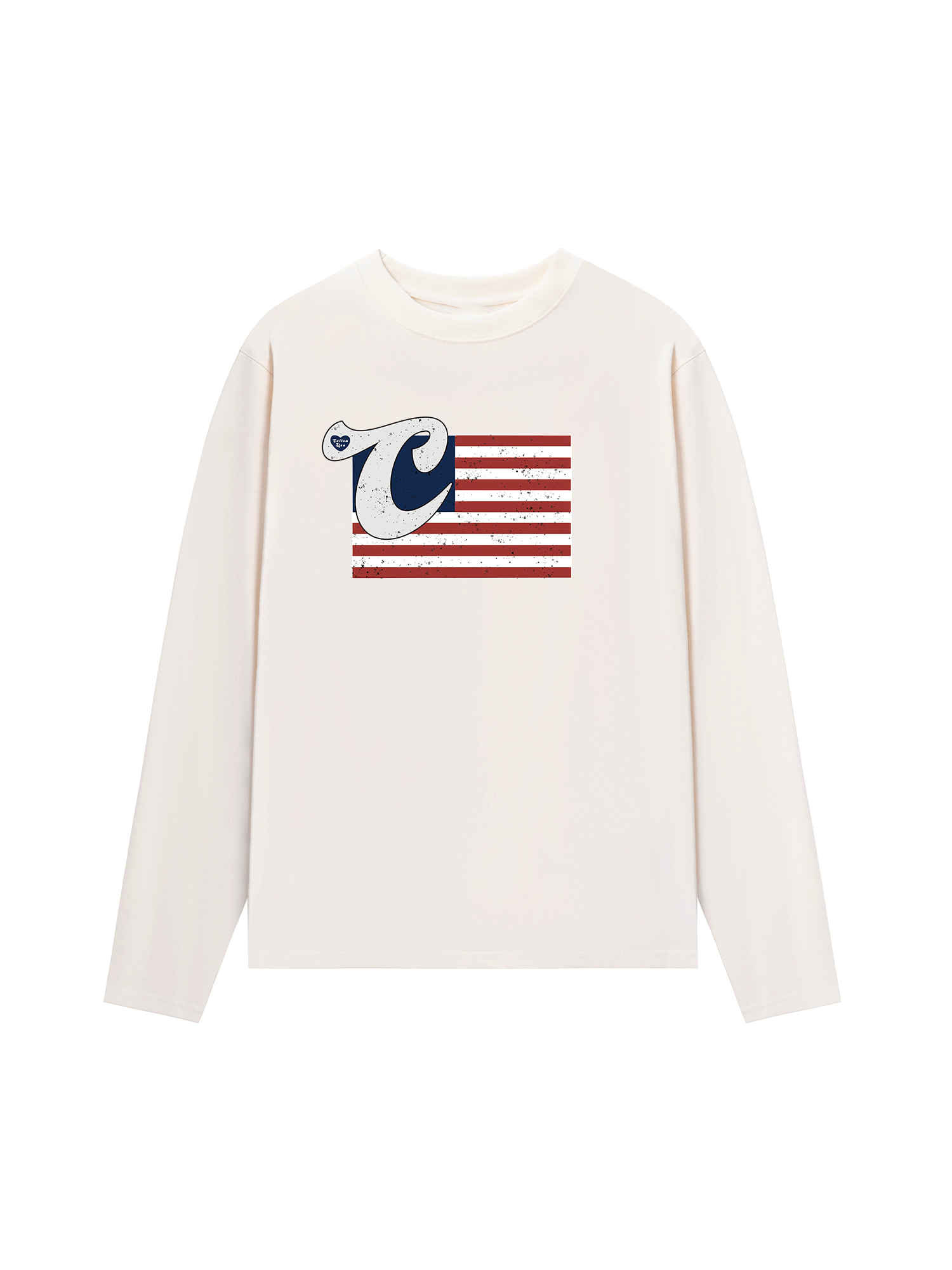 Áo Thun Dài Tay USA Vintage Flag